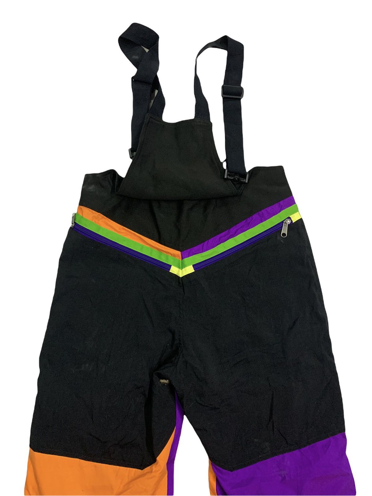 The North Face 🔥RARE TNF MULTICOLOUR SKI BIB CHILL OUT Size US 32 / EU 48 - 9 Thumbnail