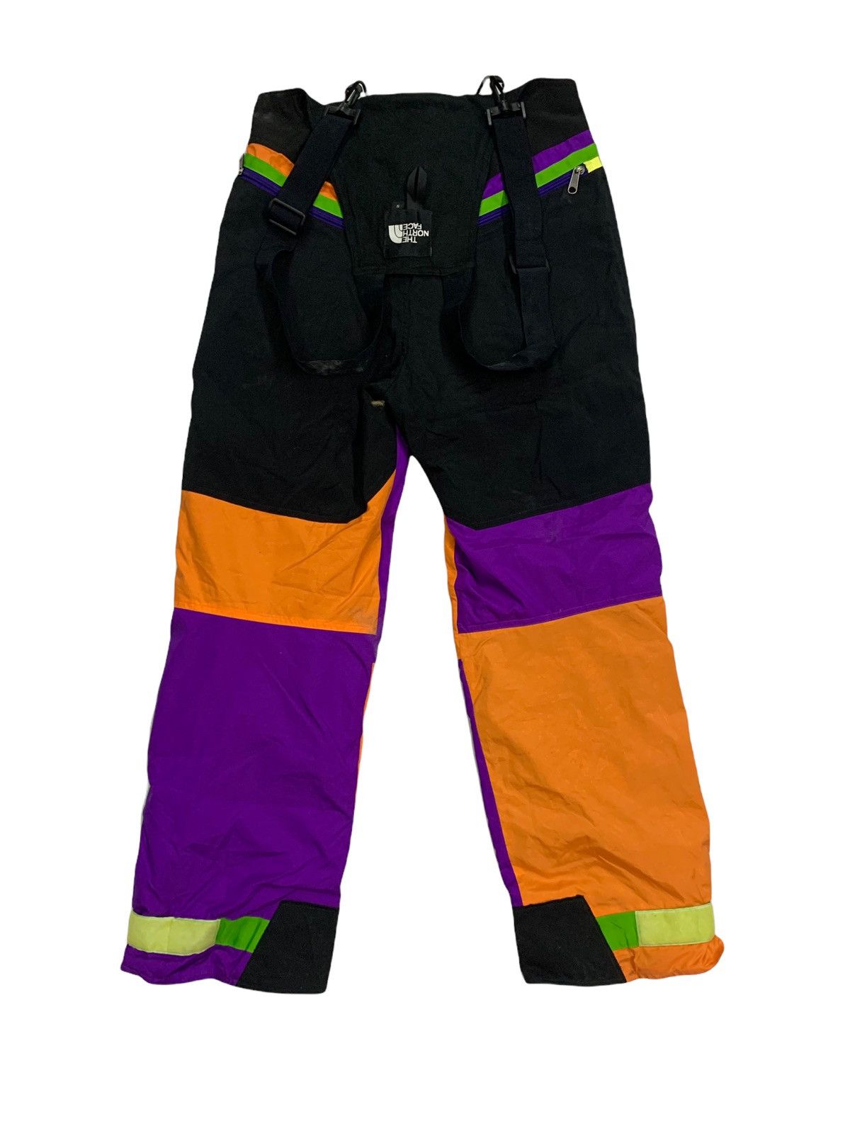 The North Face 🔥RARE TNF MULTICOLOUR SKI BIB CHILL OUT Size US 32 / EU 48 - 7 Thumbnail
