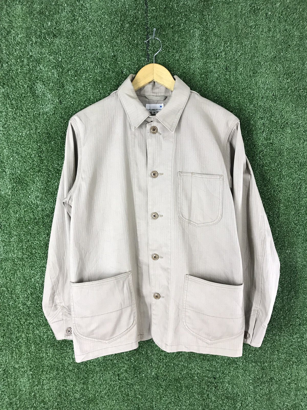 Japanese Brand BLUE LABEL UNITED ARROWS KHAKIS CHORE JACKET MADE IN JAPAN Size US M / EU 48-50 / 2 - 1 Thumbnail