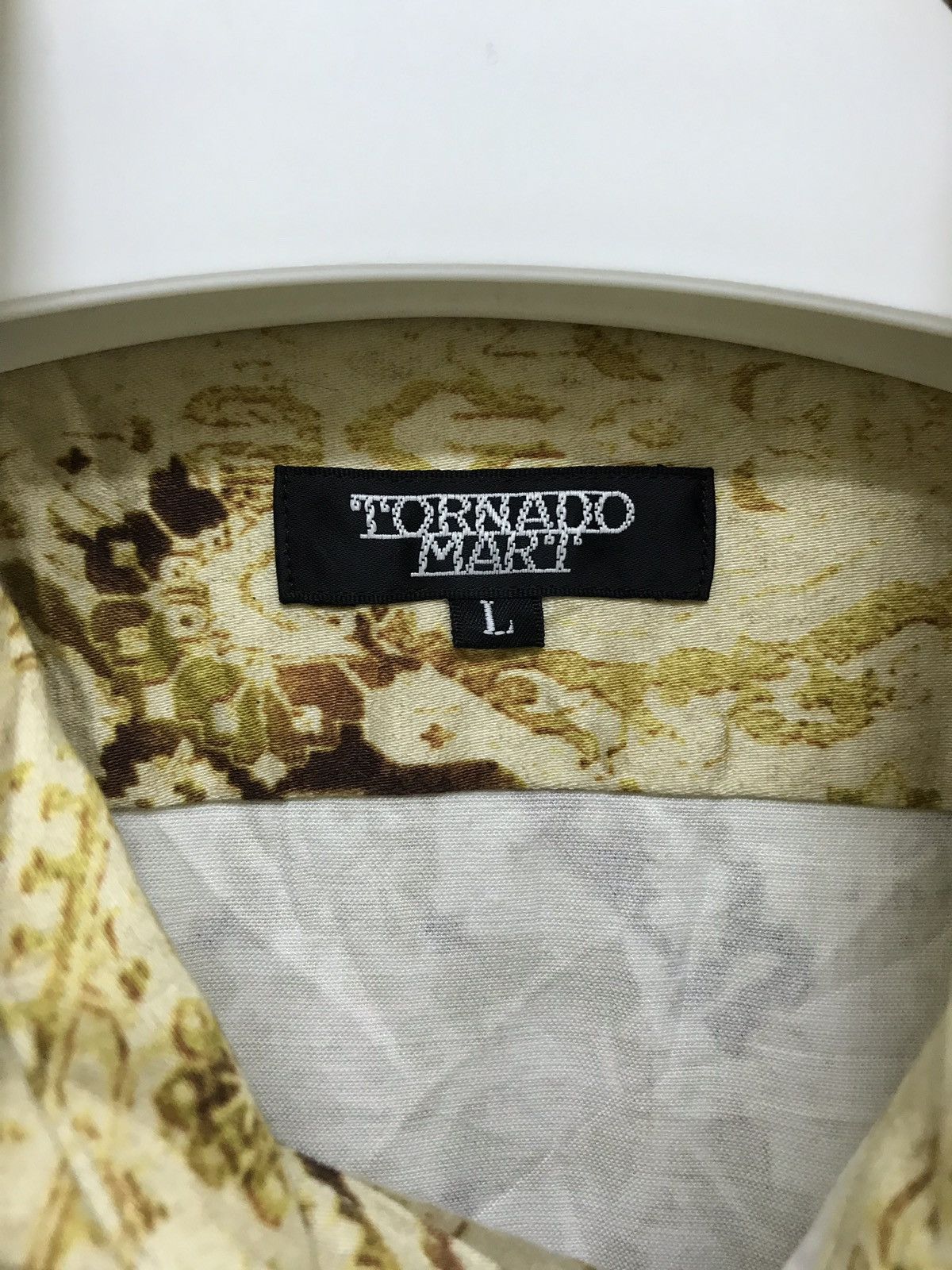 Japanese Brand Tornado Mart Full Printed Cotton Shirt Stretchable Slim 6🟩9 Size US S / EU 44-46 / 1 - 5 Thumbnail