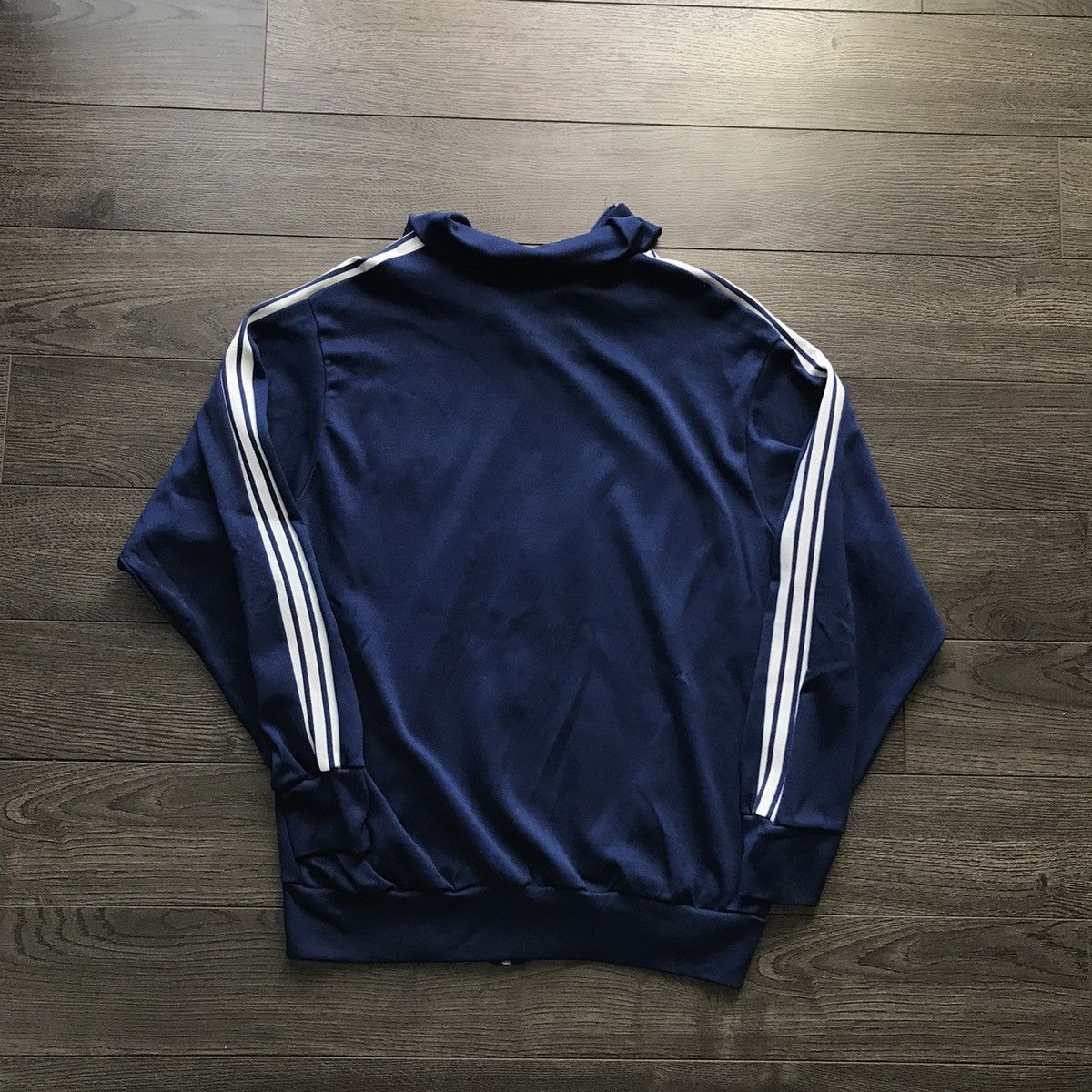 Adidas × Vintage Vintage 80s Adidas Full Zip Track Jacket Size US XL / EU 56 / 4 - 4 Thumbnail