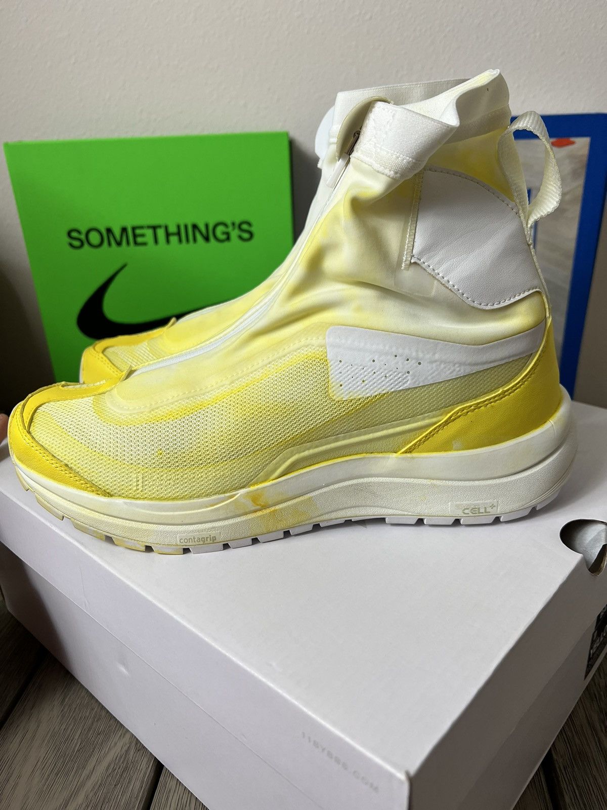 11 By Boris Bidjan Saberi × Salomon 11 By Boris Bidjan Salomon Bamba High Yellow Size US 8 / EU 41 - 2 Thumbnail