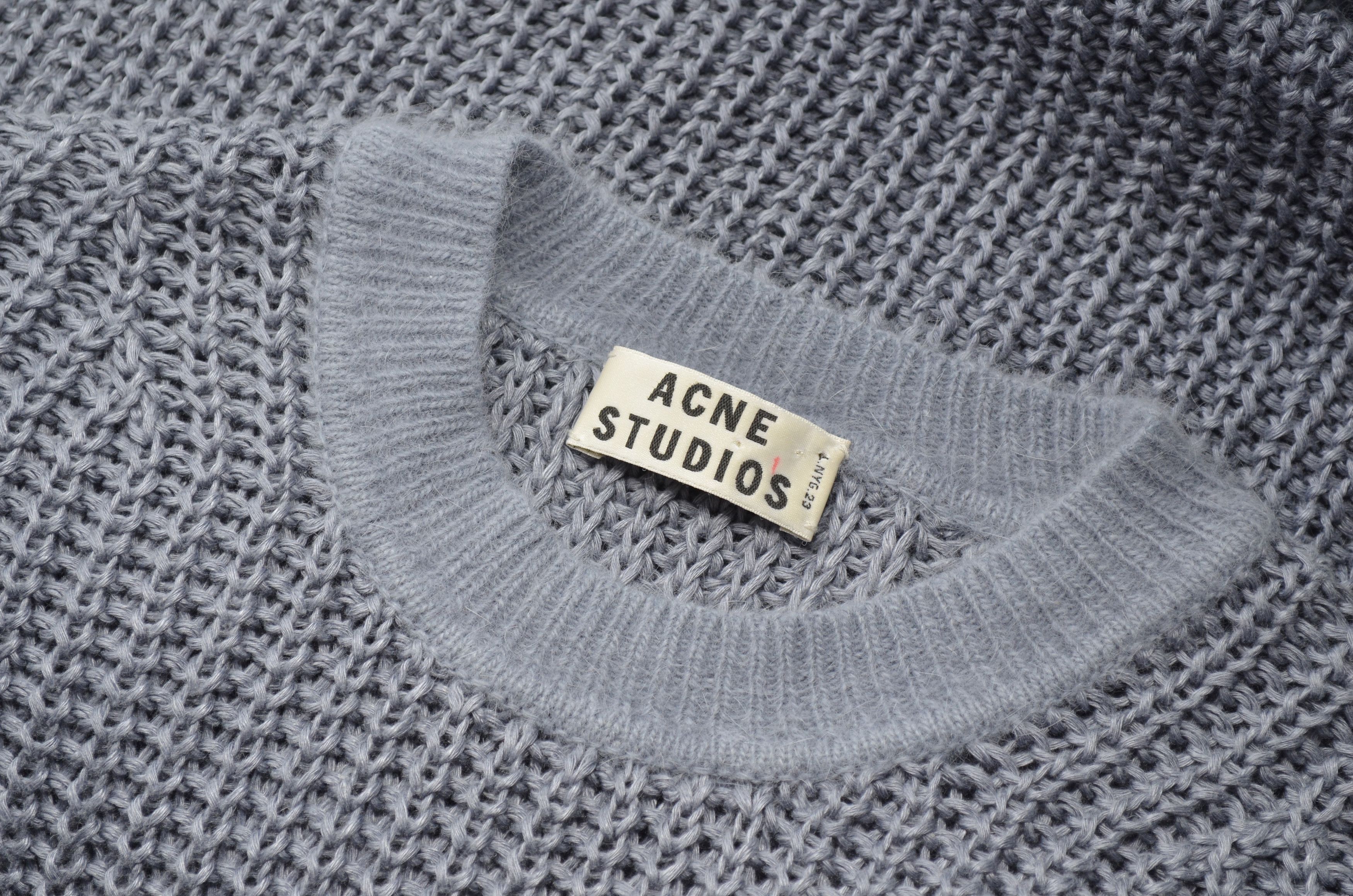 Acne Studios Acne Studios Ninon Linen Sweater Jumper Sz XS Size XS / US 0-2 / IT 36-38 - 9 Thumbnail