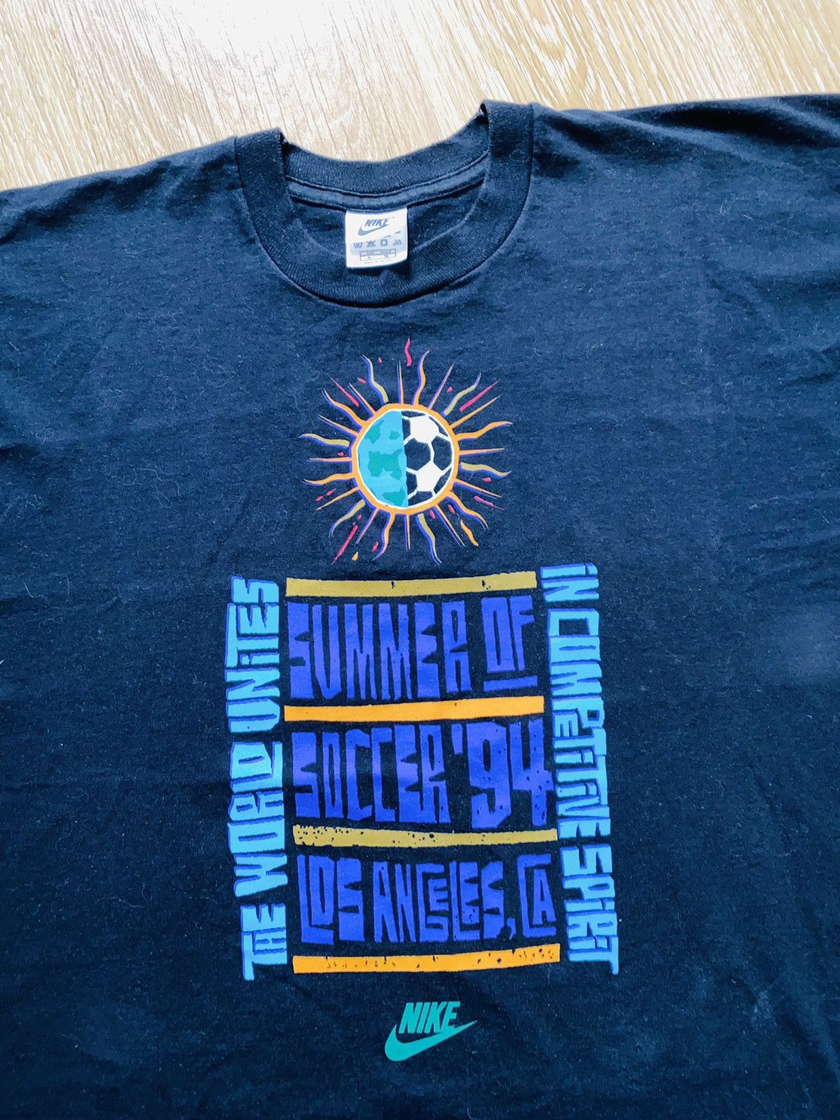 Nike Summer Of Soccer 1994 International Tn ChallengeCourt Size US XL / EU 56 / 4 - 2 Thumbnail