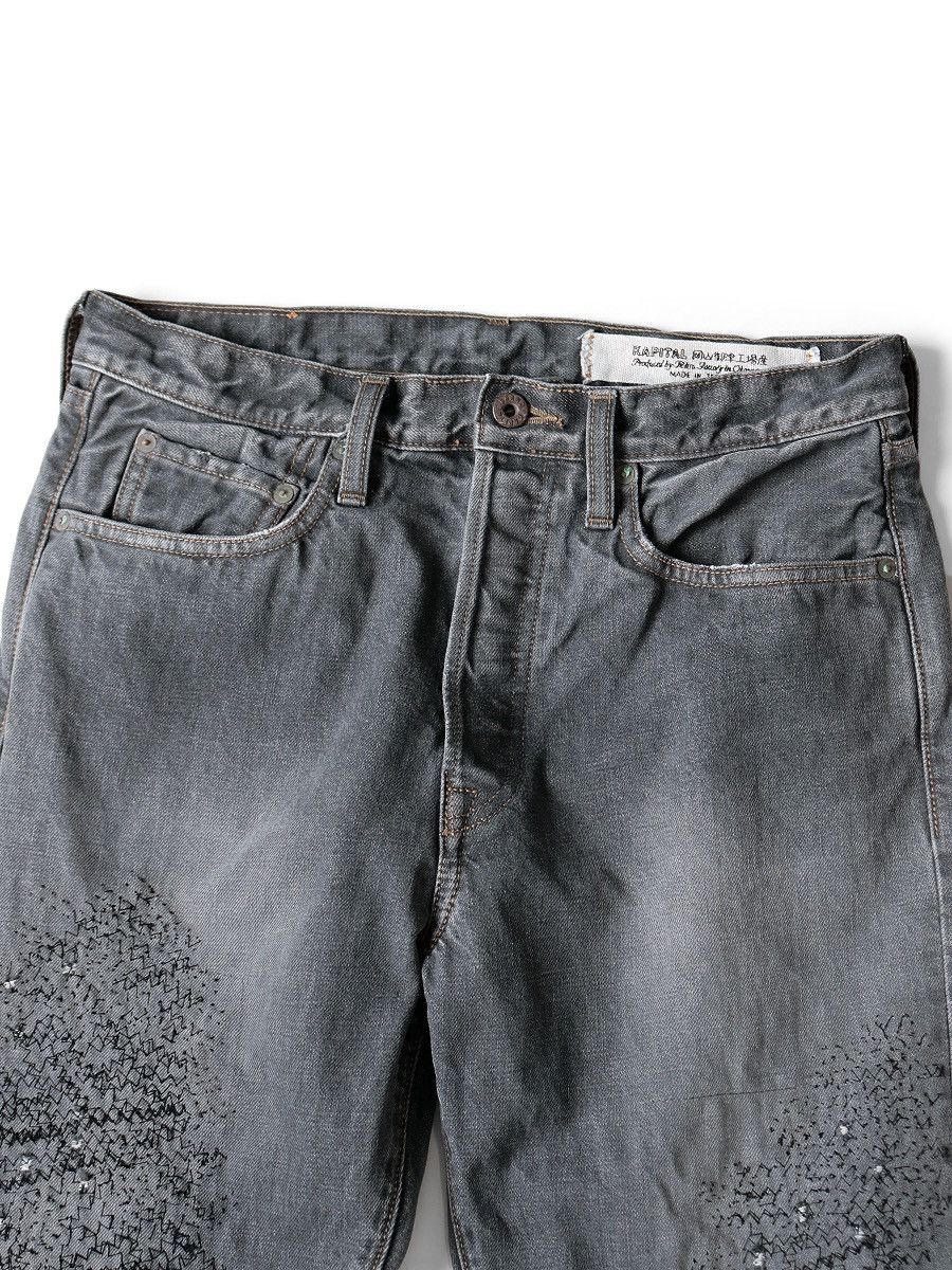 Kapital Kapital 14oz Monkey Cisco 3 Year Proccessed Denim Size US 30 / EU 46 - 4 Thumbnail