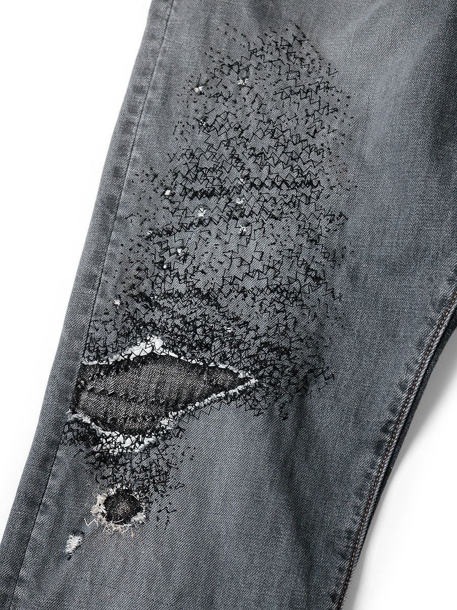 Kapital Kapital 14oz Monkey Cisco 3 Year Proccessed Denim Size US 36 / EU 52 - 6 Thumbnail