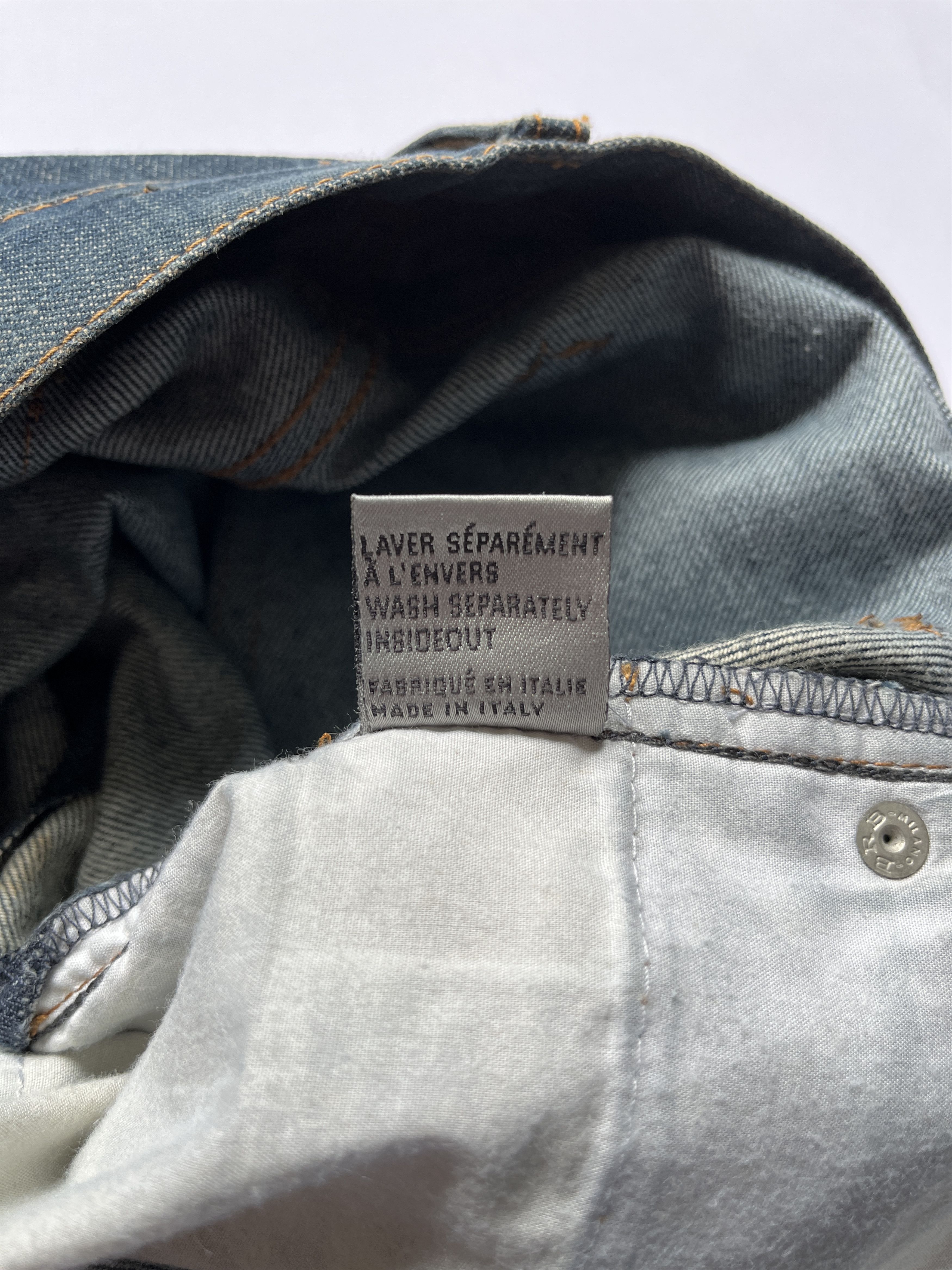 Dior × Hedi Slimane Dior by Hedi Slimane Dark Blue Jeans Pants Size US 28 / EU 44 - 5 Thumbnail