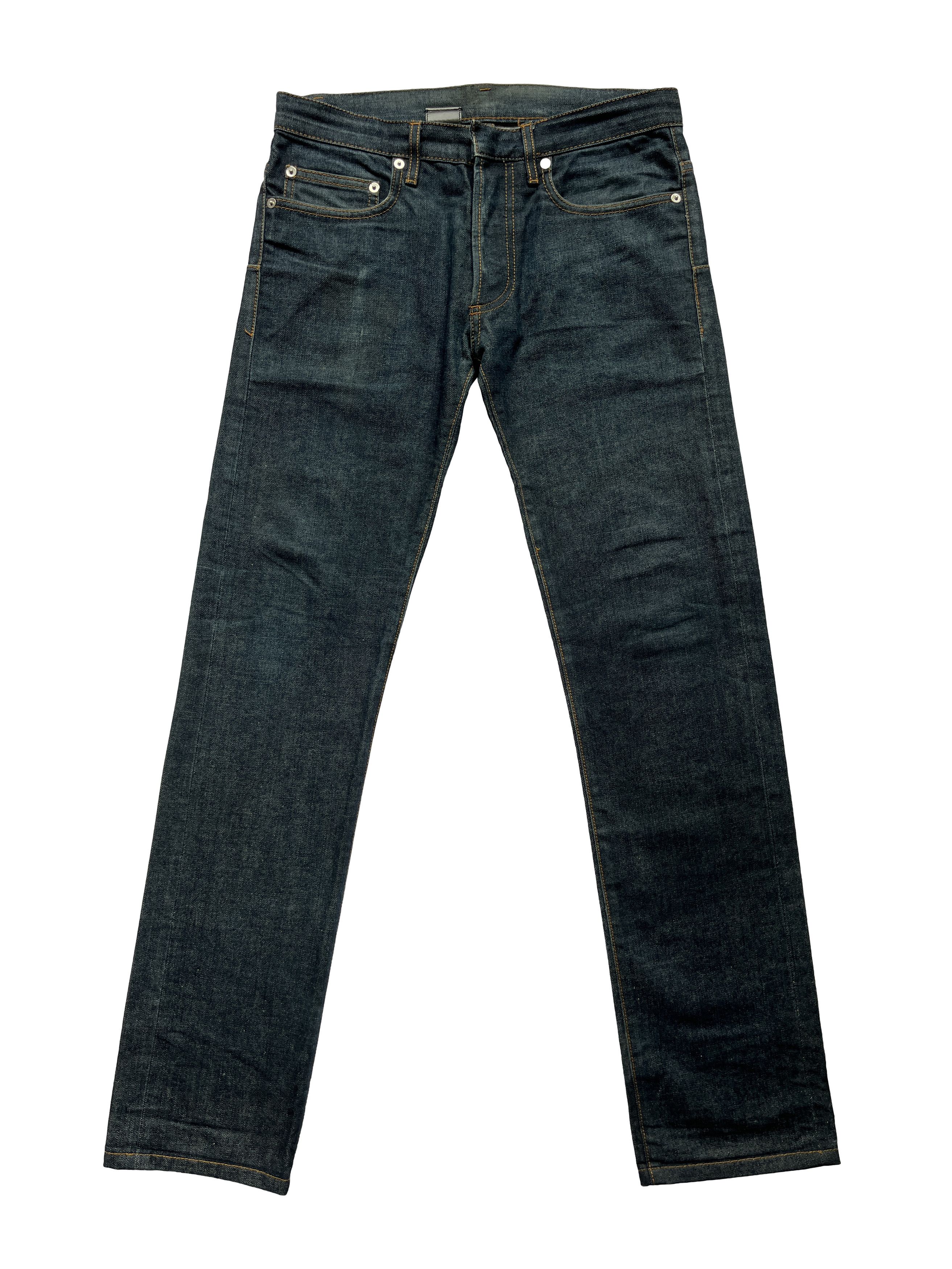 Dior × Hedi Slimane Dior by Hedi Slimane Dark Blue Jeans Pants Size US 28 / EU 44 - 1 Thumbnail