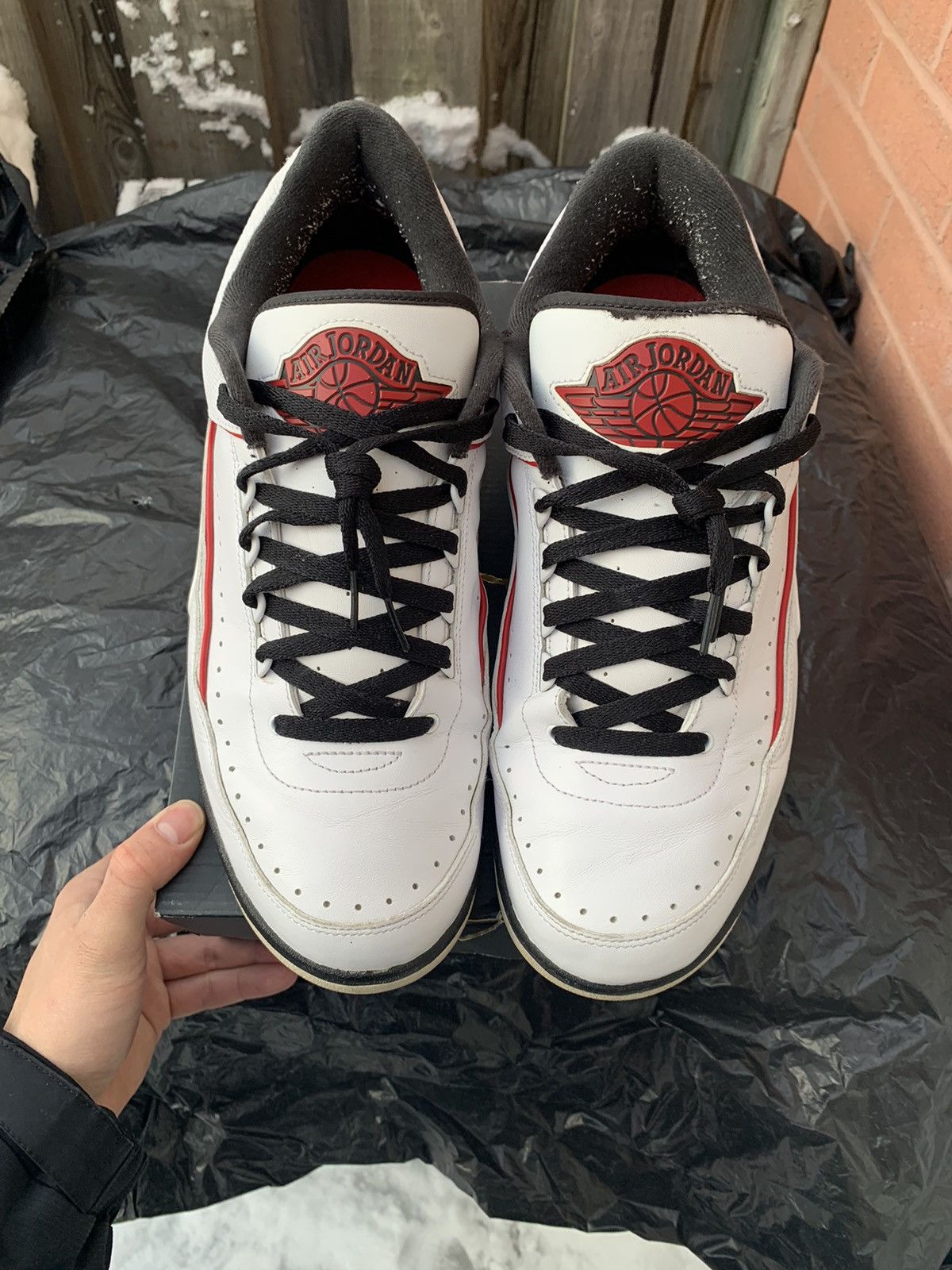 Jordan Brand Air Jordan 2 Retro Low Chicago 2016 Size US 15 / EU 48 - 2 Thumbnail