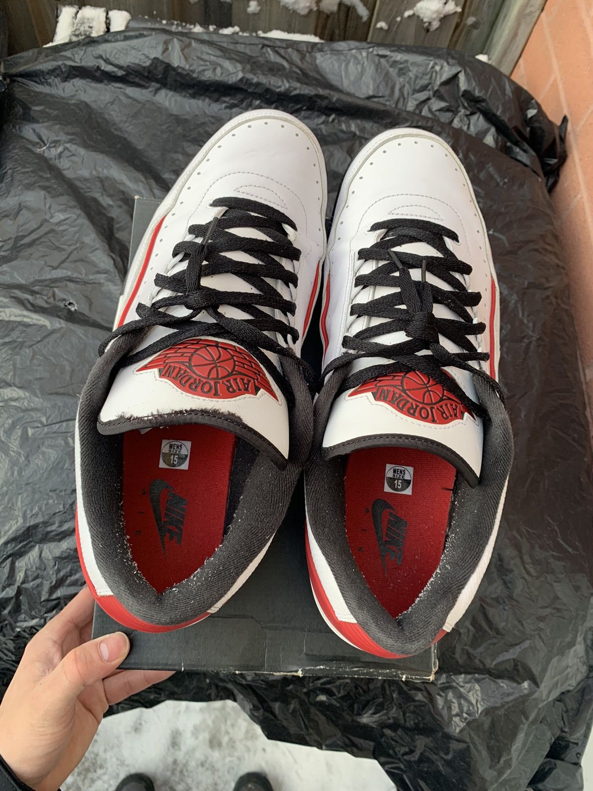 Jordan Brand Air Jordan 2 Retro Low Chicago 2016 Size US 15 / EU 48 - 4 Thumbnail