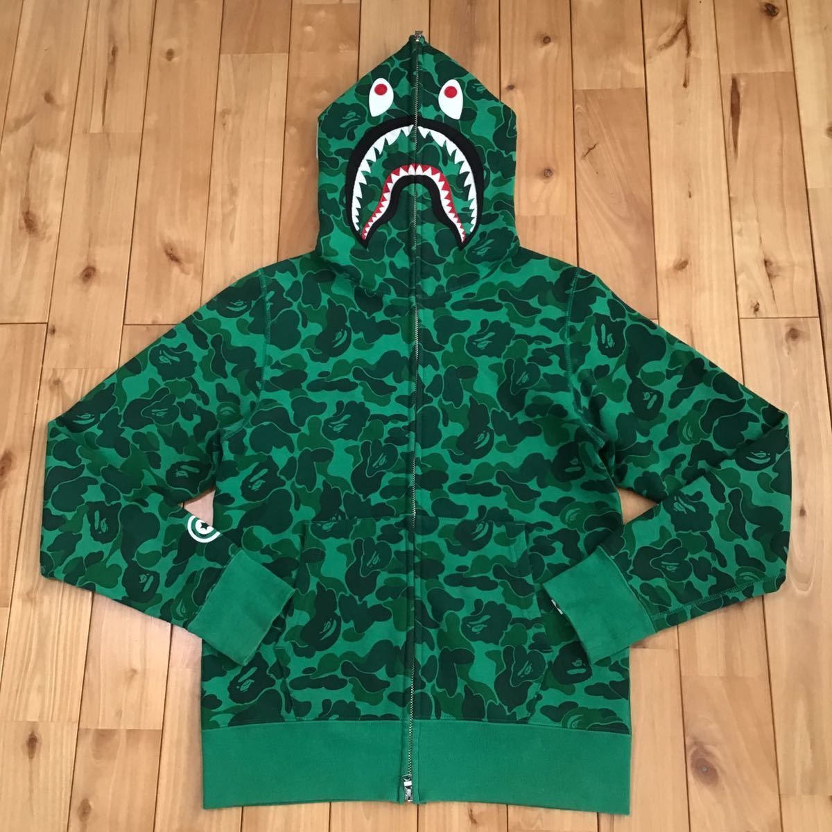 Bape 2017 Shibuya city camo shark full zip hoodie BAPE | Grailed