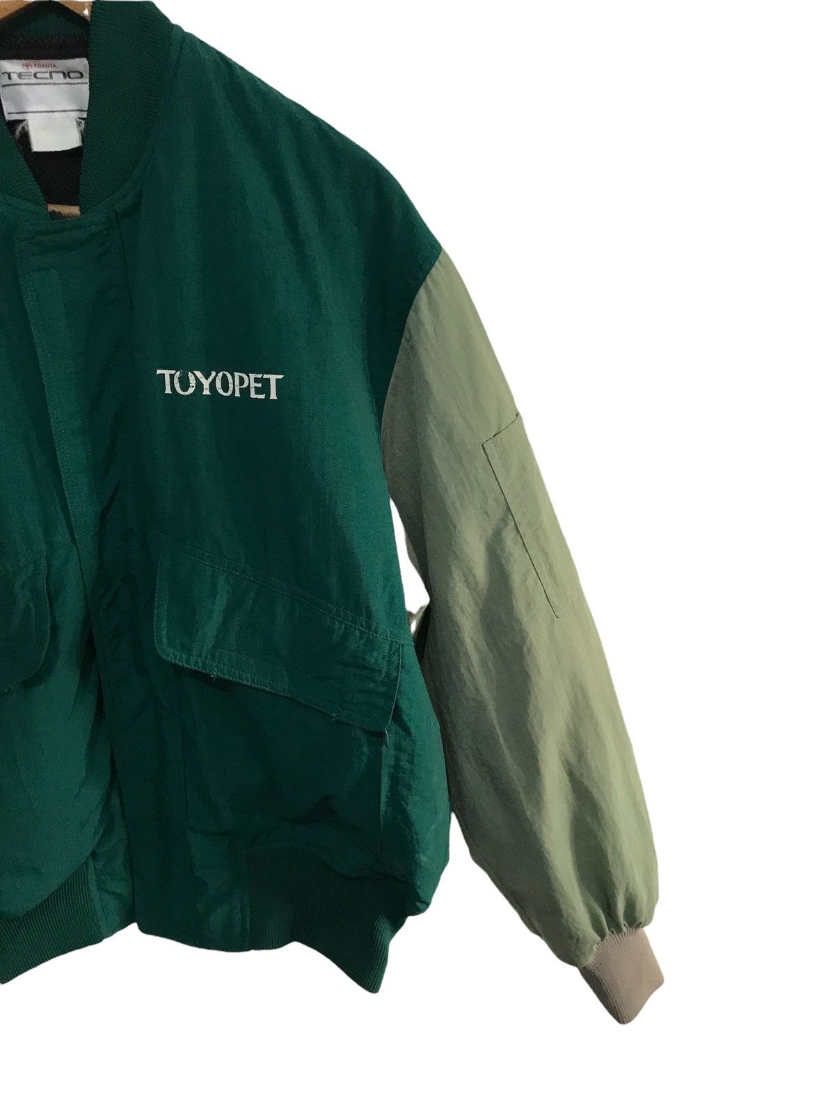 Japanese Brand × Vintage Toyopet by Toyota Techno Bomber jacket Size US XL / EU 56 / 4 - 4 Thumbnail