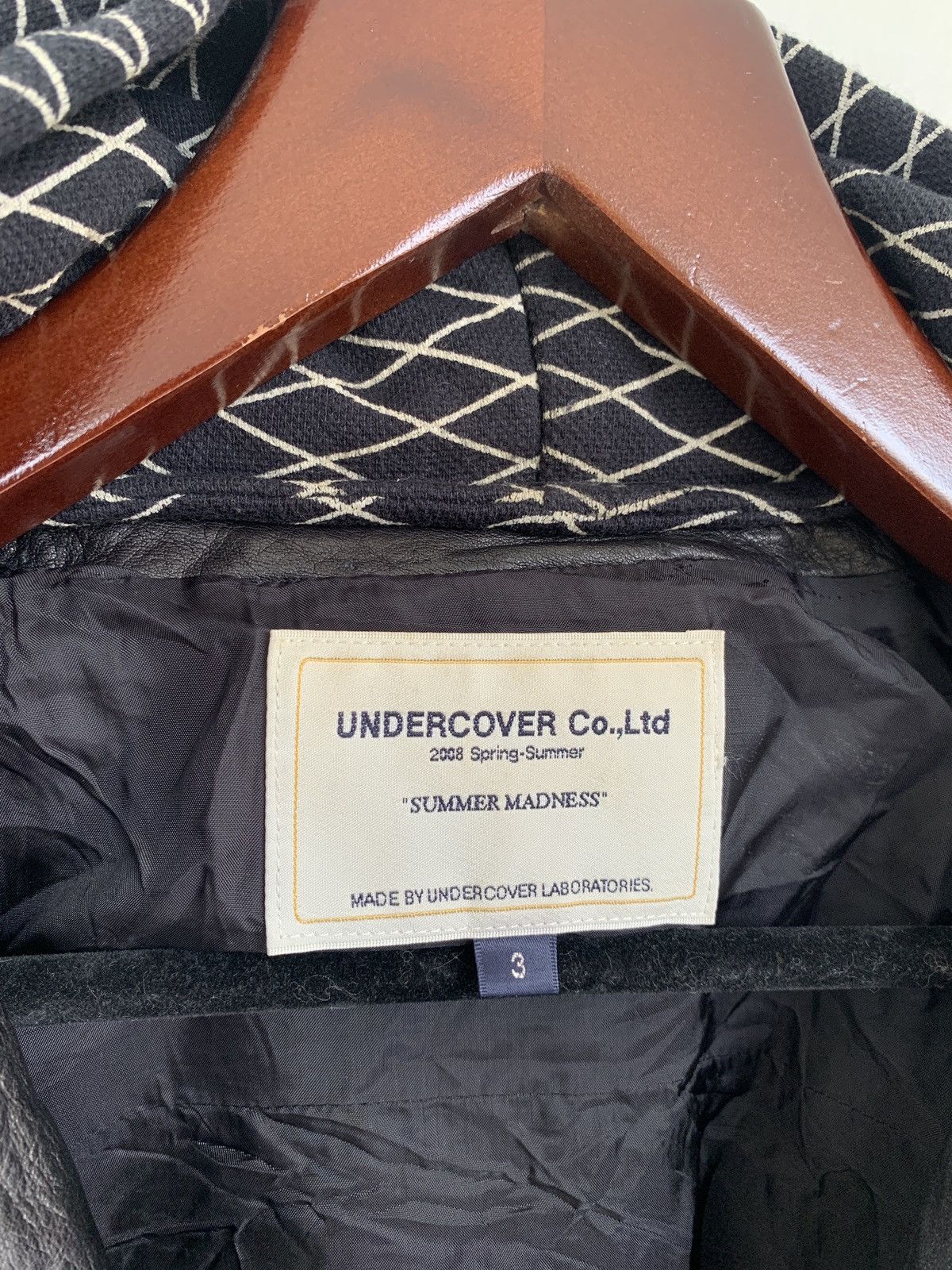 Undercover SS08 Summer madness leather jacket Size US M / EU 48-50 / 2 - 8 Thumbnail