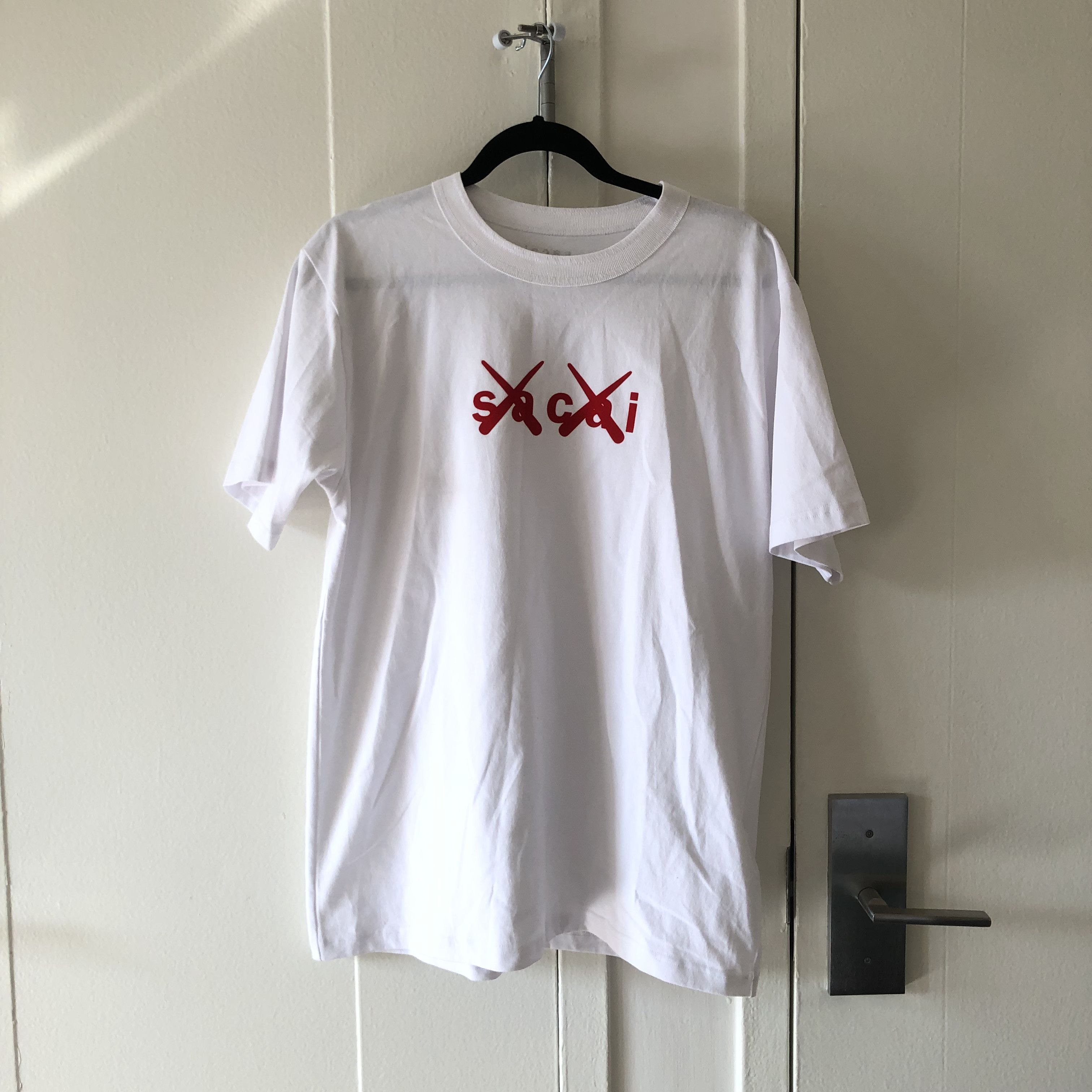 image of Kaws Logo Tee in White, Men's (Size Medium)