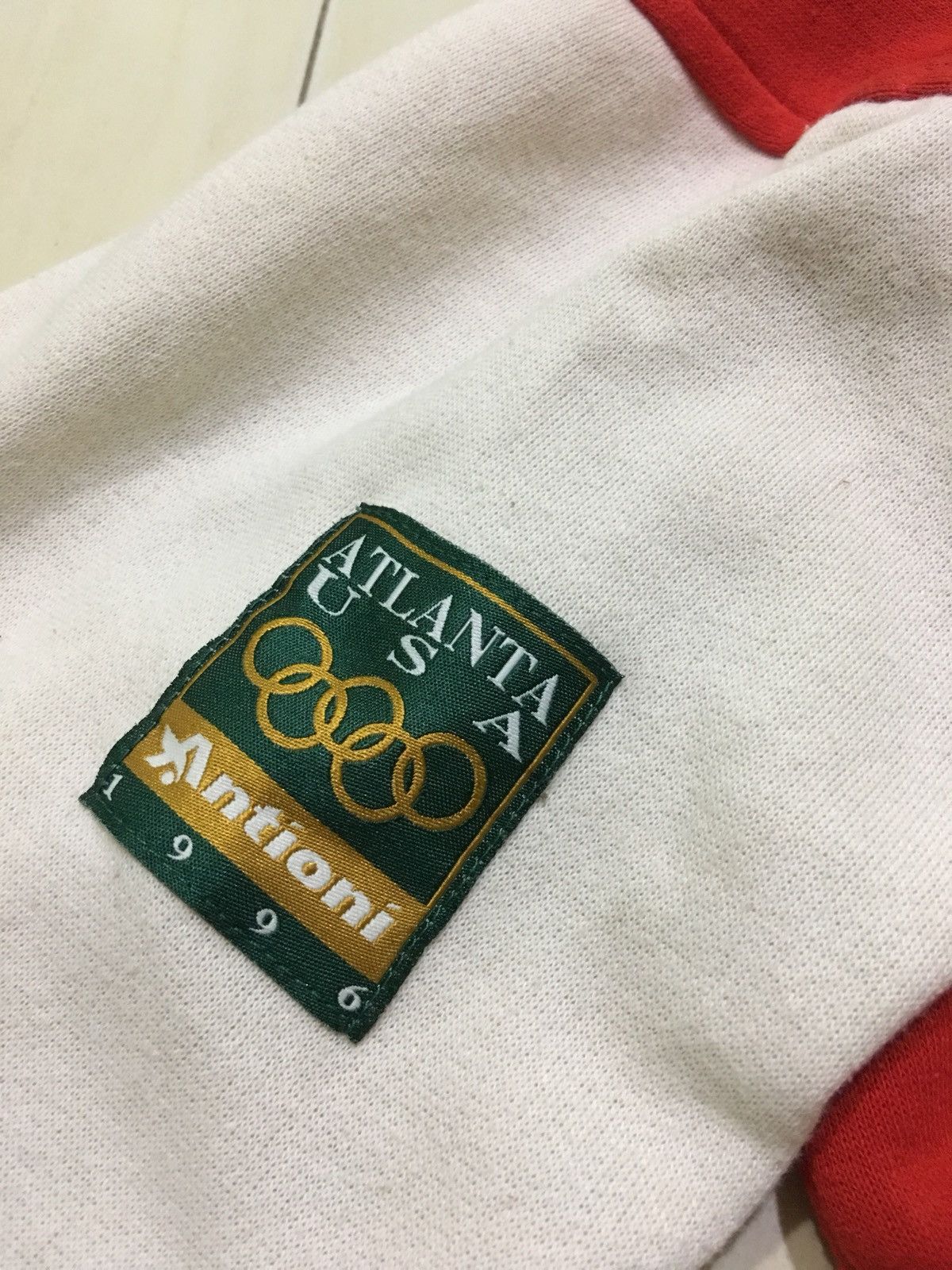 USA Olympics Vintage 90s Atlanta Olympics Antioni 1996 varsity jacket Size US M / EU 48-50 / 2 - 3 Thumbnail