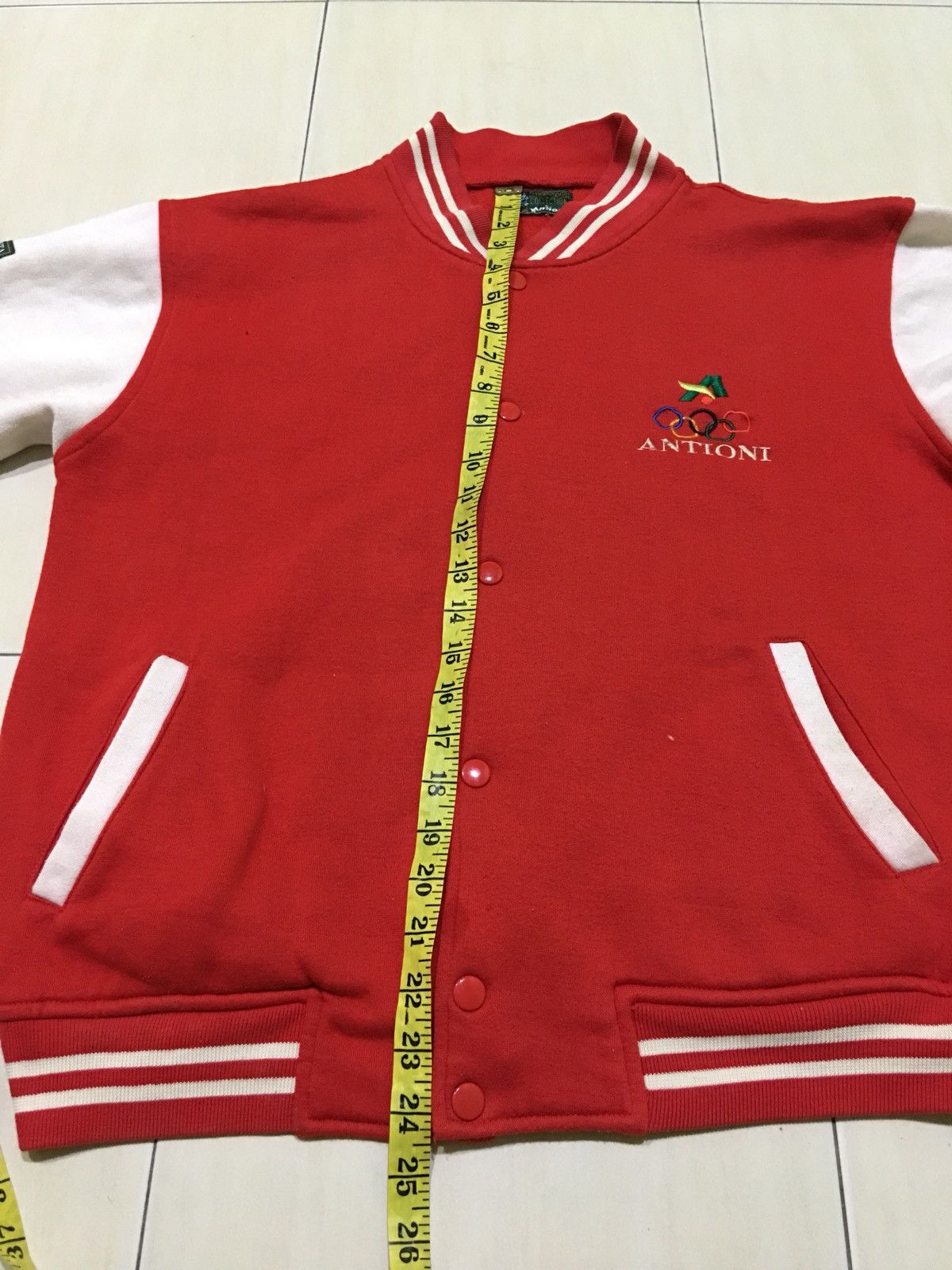 USA Olympics Vintage 90s Atlanta Olympics Antioni 1996 varsity jacket Size US M / EU 48-50 / 2 - 6 Thumbnail