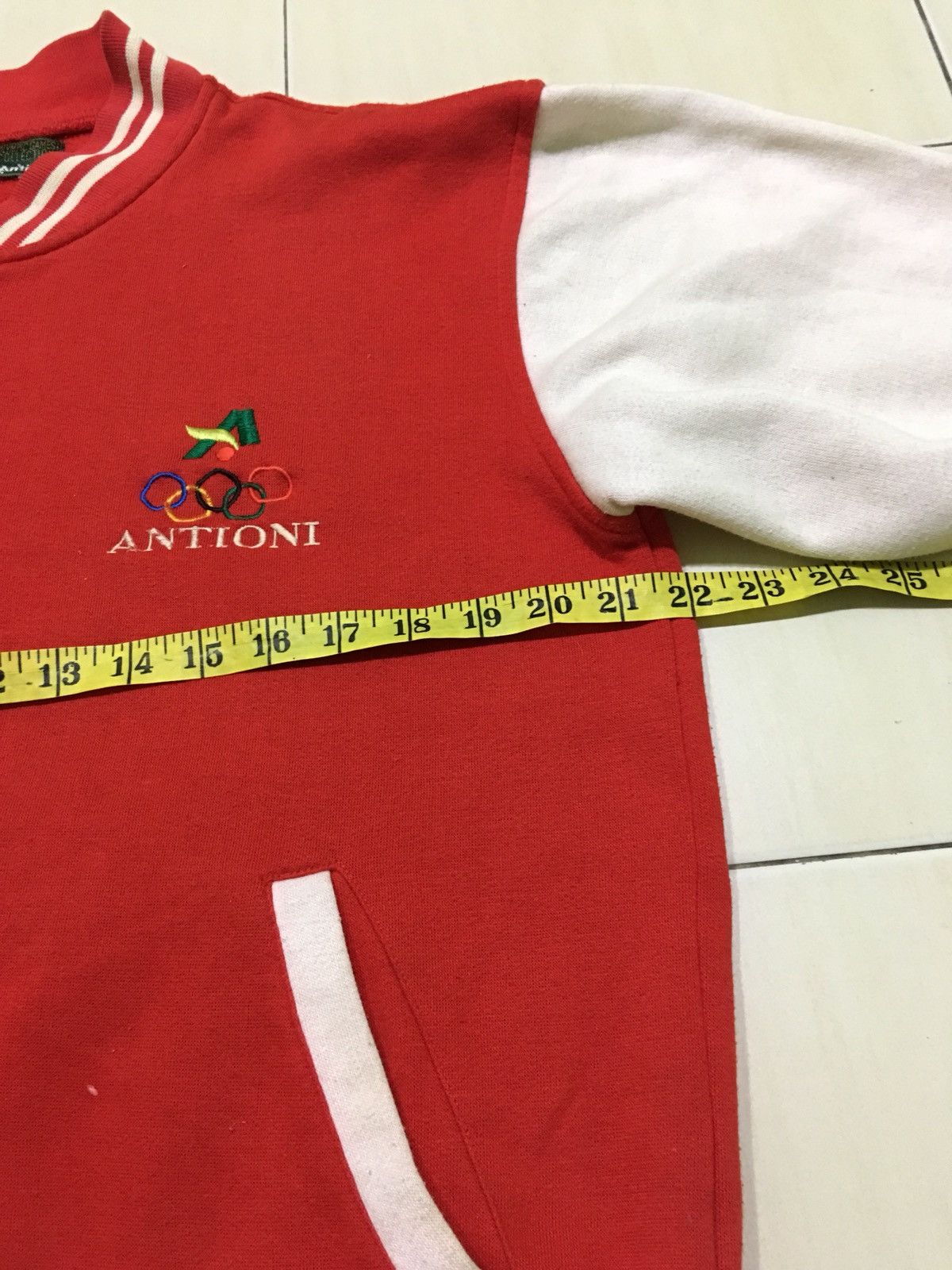 USA Olympics Vintage 90s Atlanta Olympics Antioni 1996 varsity jacket Size US M / EU 48-50 / 2 - 5 Thumbnail