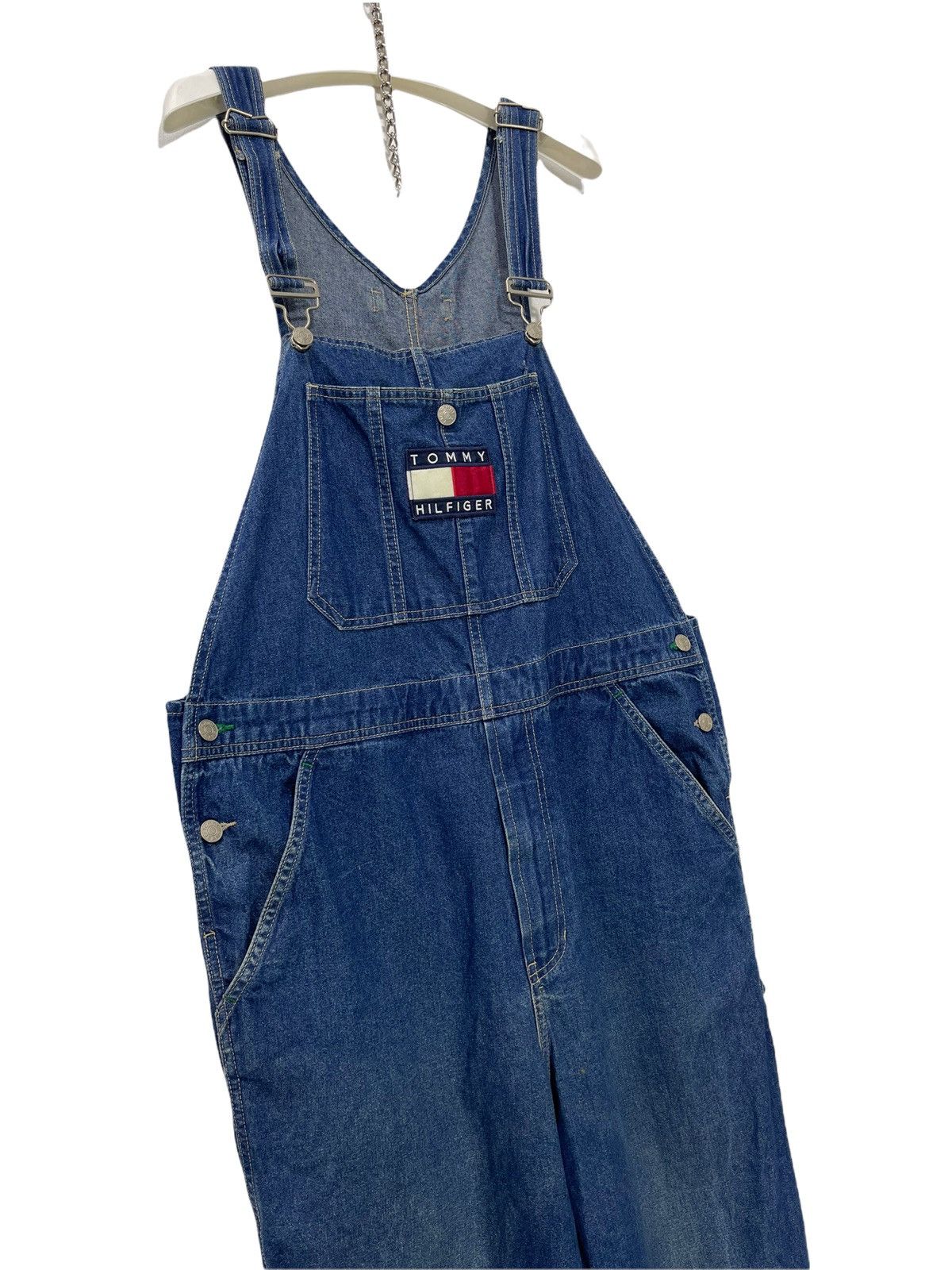 Tommy Hilfiger Vtg Tommy Hilfiger Denim Overalls 2🟦 Size US 40 / EU 56 - 1 Thumbnail