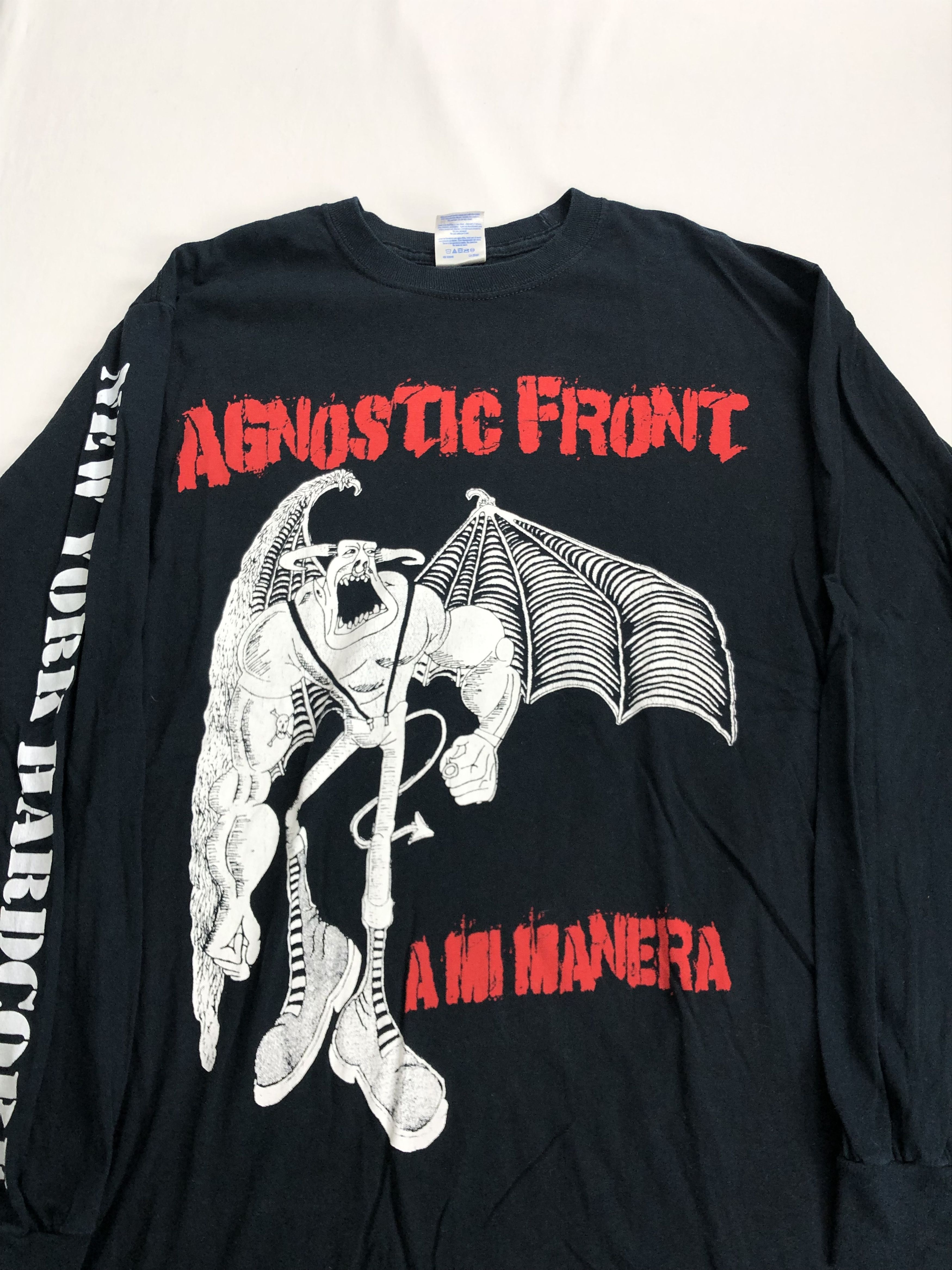 Band Tees Vintage 2011 Agnostic Front (Sick It All Gorilla Biscuits) Size US M / EU 48-50 / 2 - 3 Thumbnail
