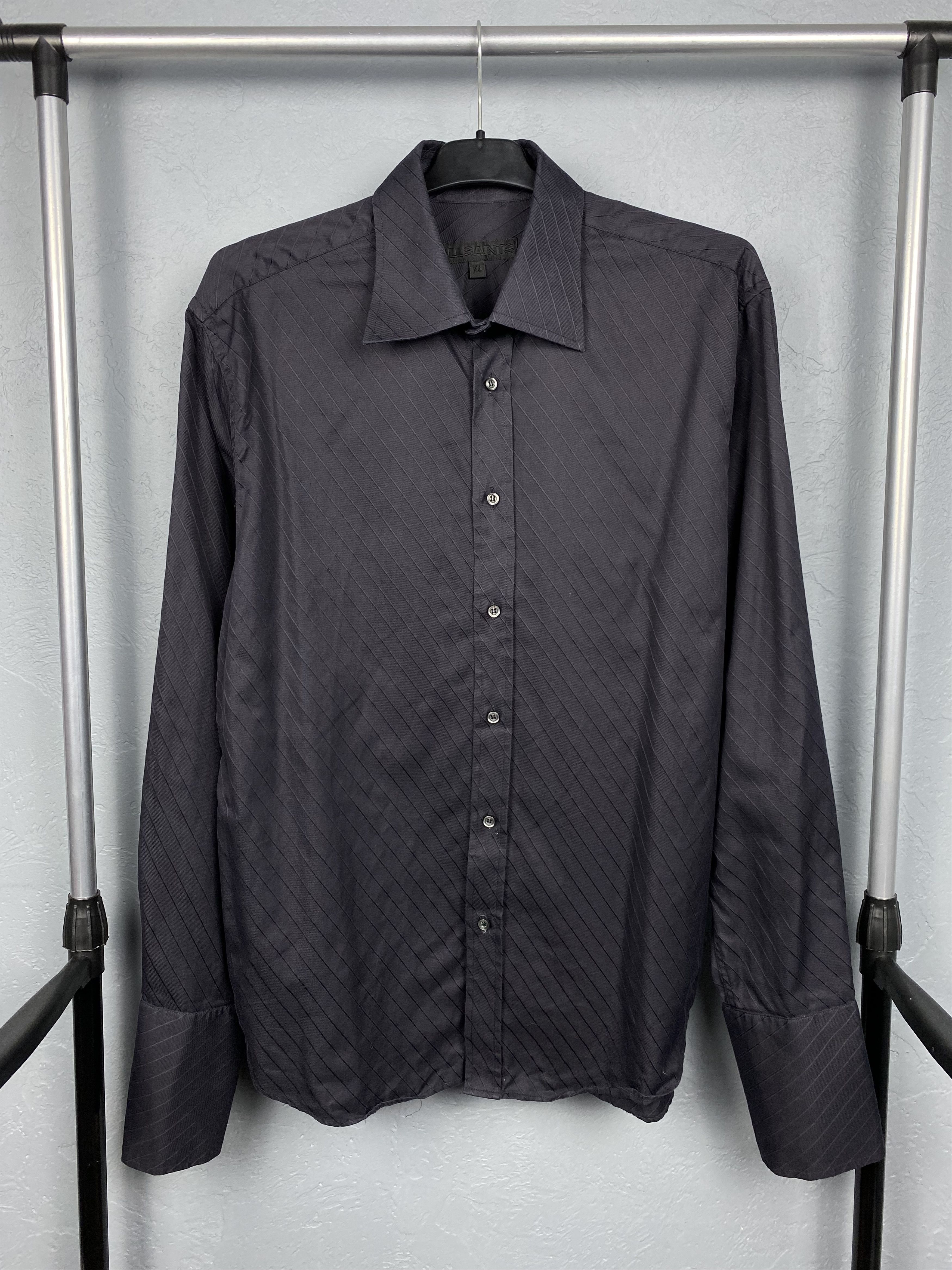 Allsaints Allsaints Mens Long Sleeve Shirt Size US XL / EU 56 / 4 - 1 Thumbnail