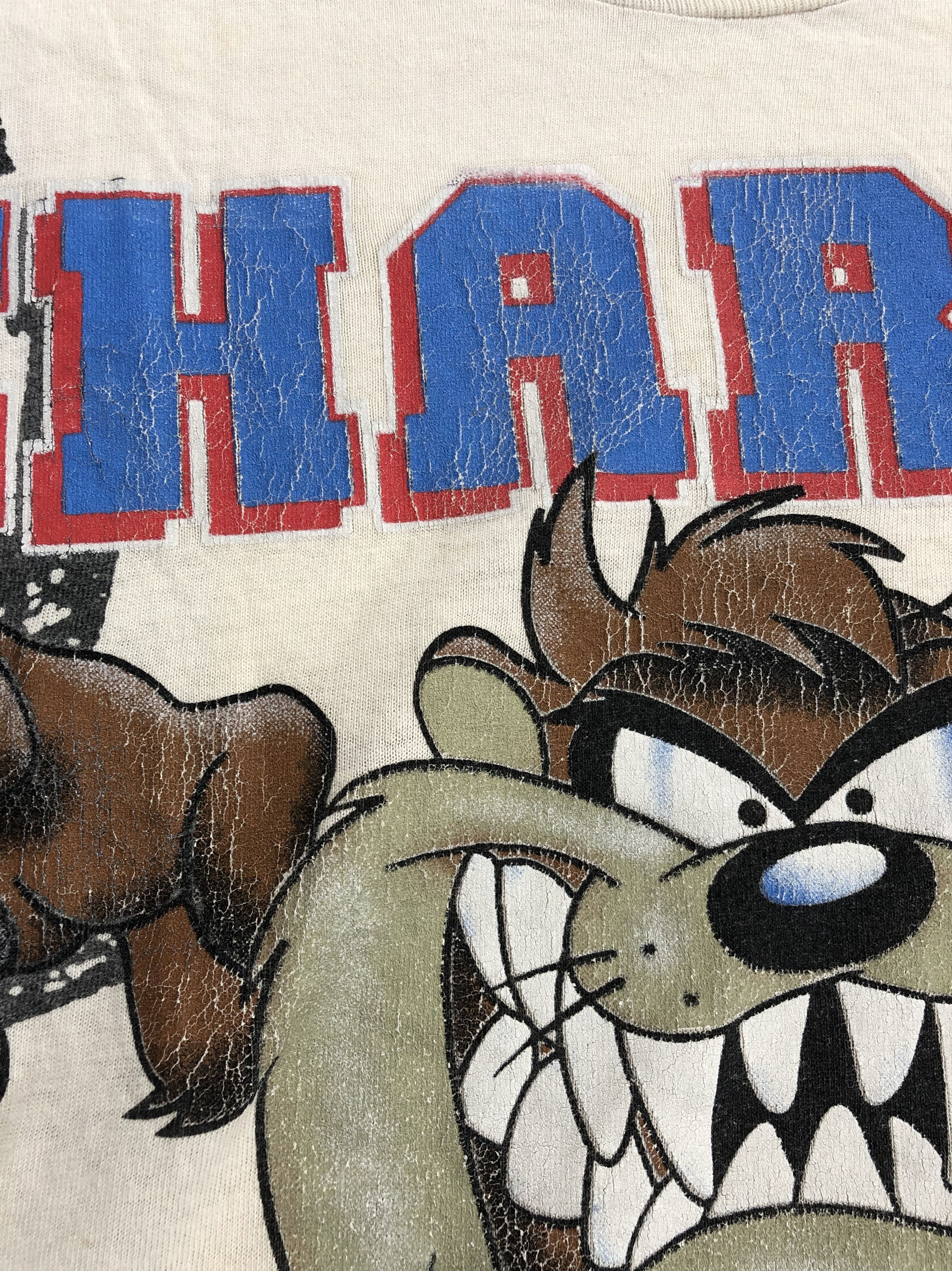 NFL Vintage 90s Taz Tazmanian Devil NFL Charge Runway (Space) Size US L / EU 52-54 / 3 - 5 Thumbnail
