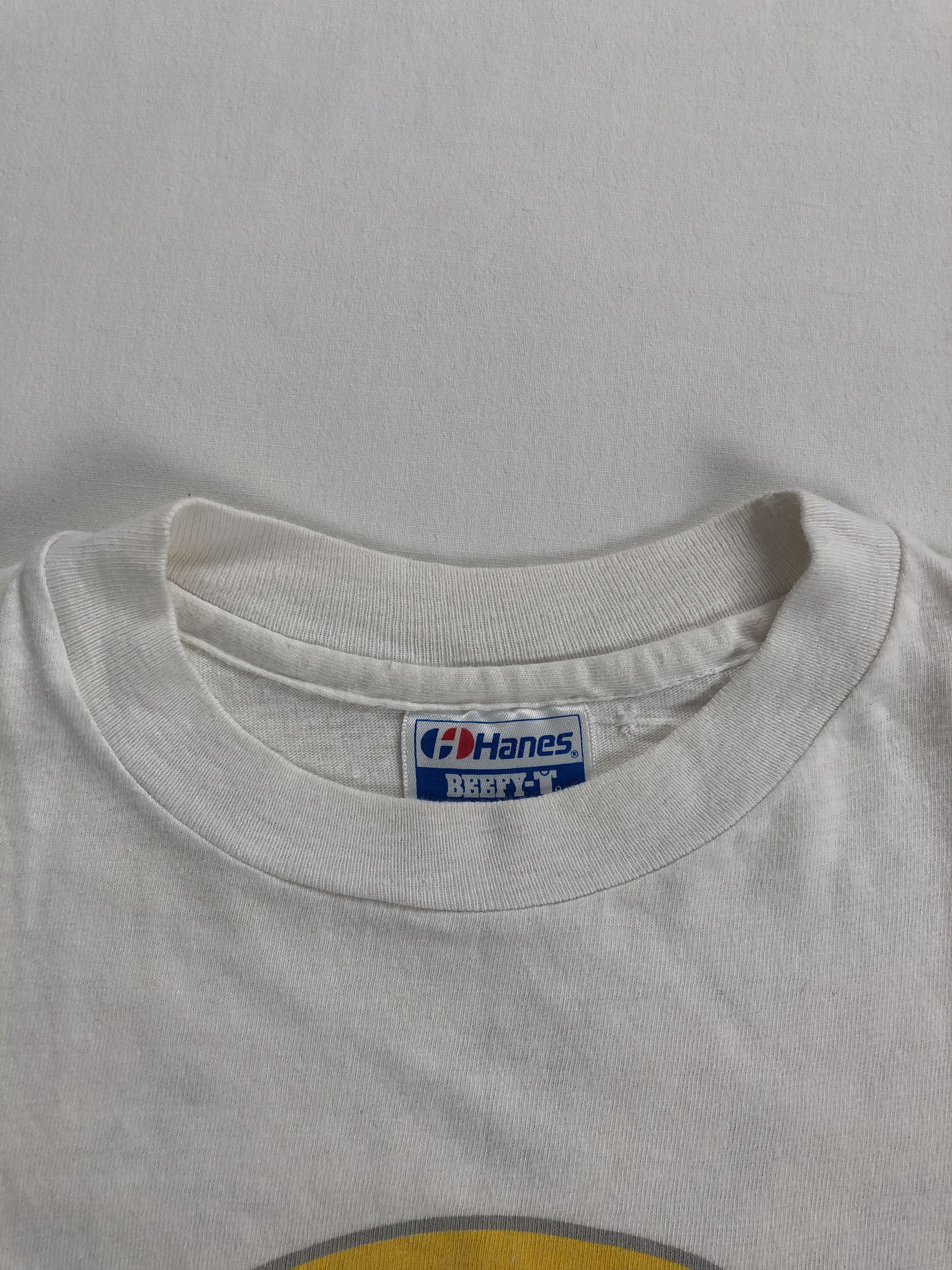 Hanes Vintage 90s Johnny Rockets Beverly Hills Tee Size US M / EU 48-50 / 2 - 12 Thumbnail