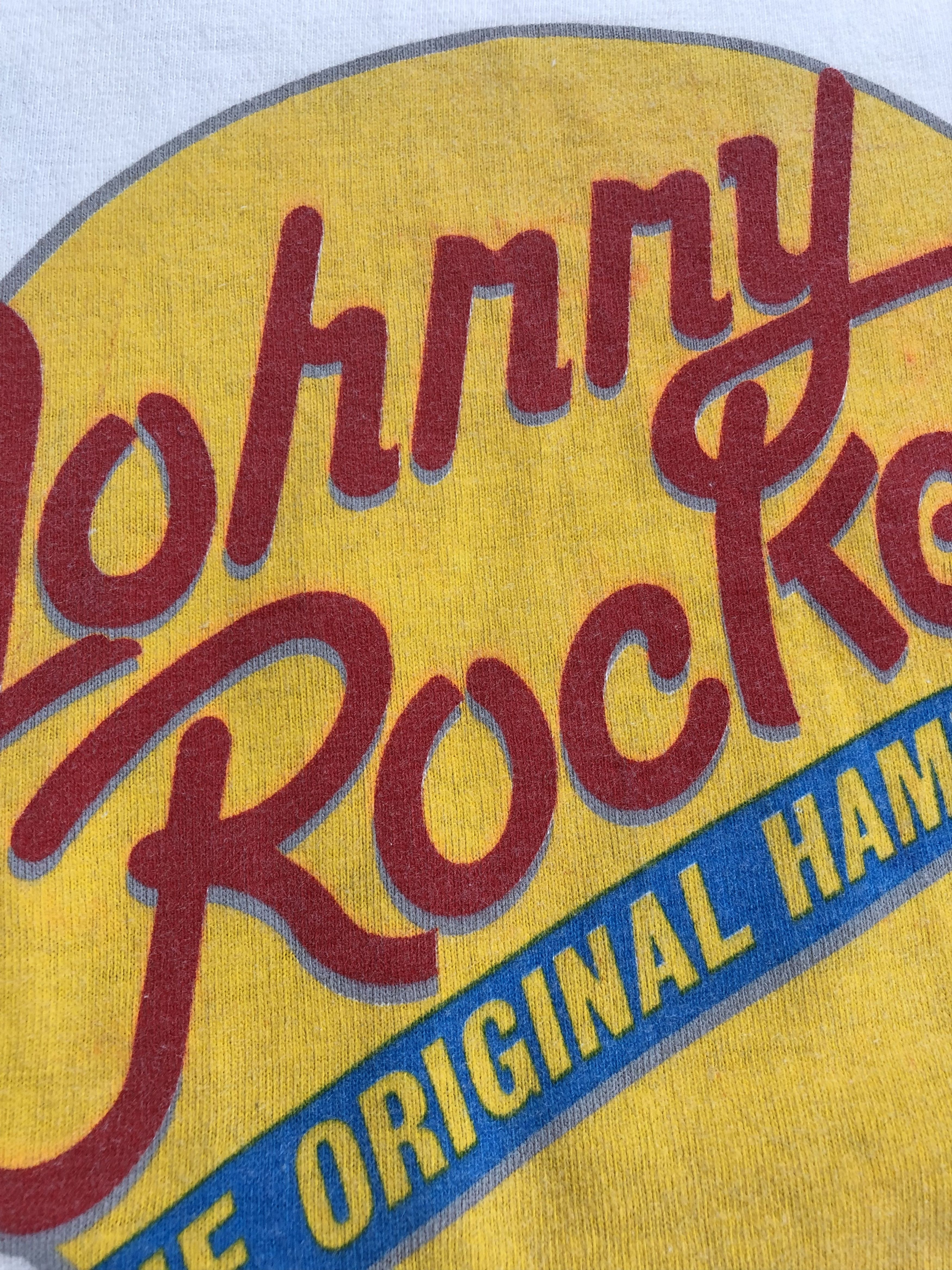 Hanes Vintage 90s Johnny Rockets Beverly Hills Tee Size US M / EU 48-50 / 2 - 5 Thumbnail