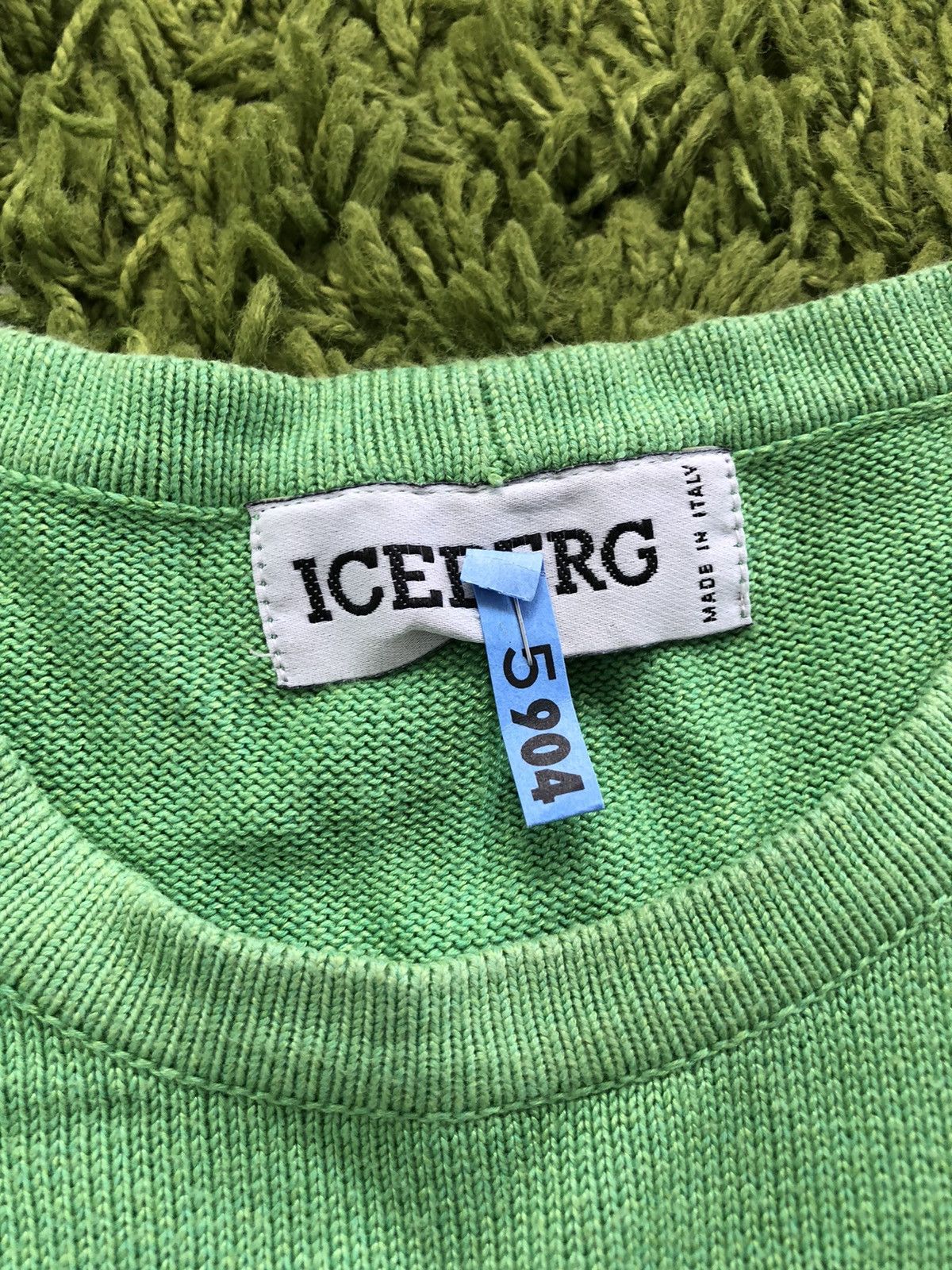 Iceberg × Vintage Iceberg Made in Italy Big Logo Knitwear Size US L / EU 52-54 / 3 - 3 Thumbnail