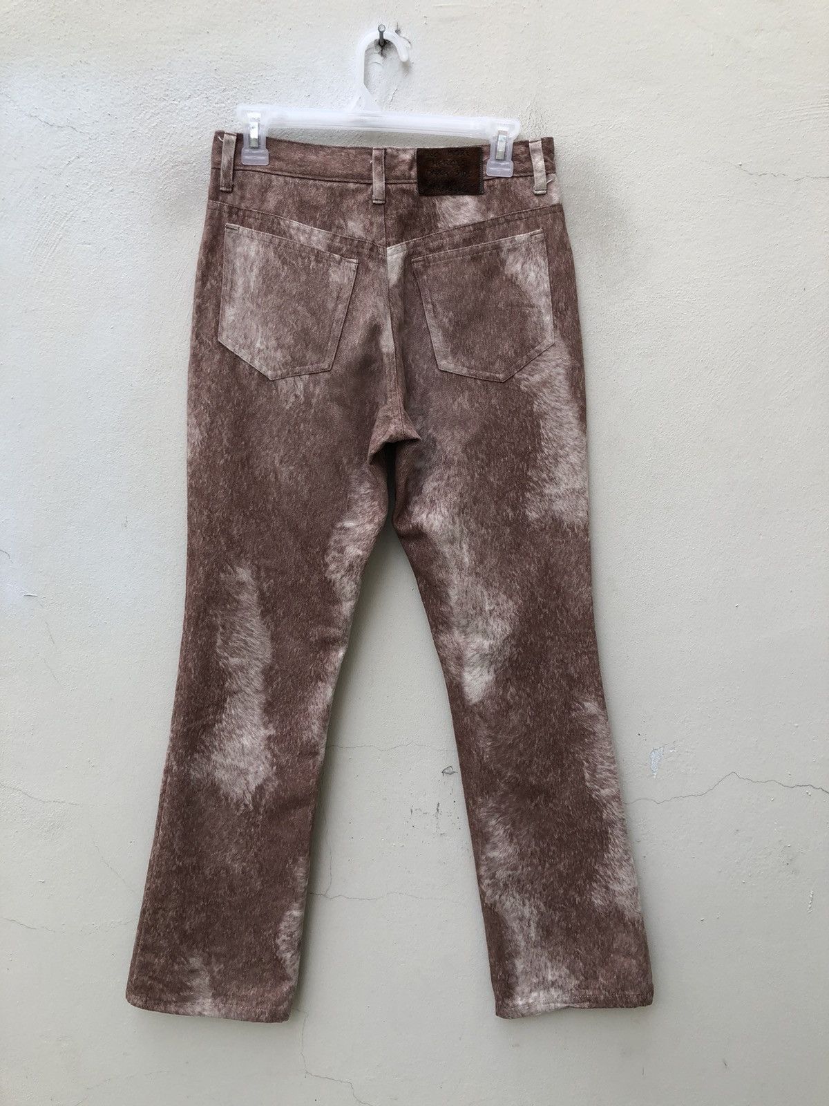 Vintage Japan Brand Changing Time Brown Animal Pant Size US 29 - 15 Thumbnail