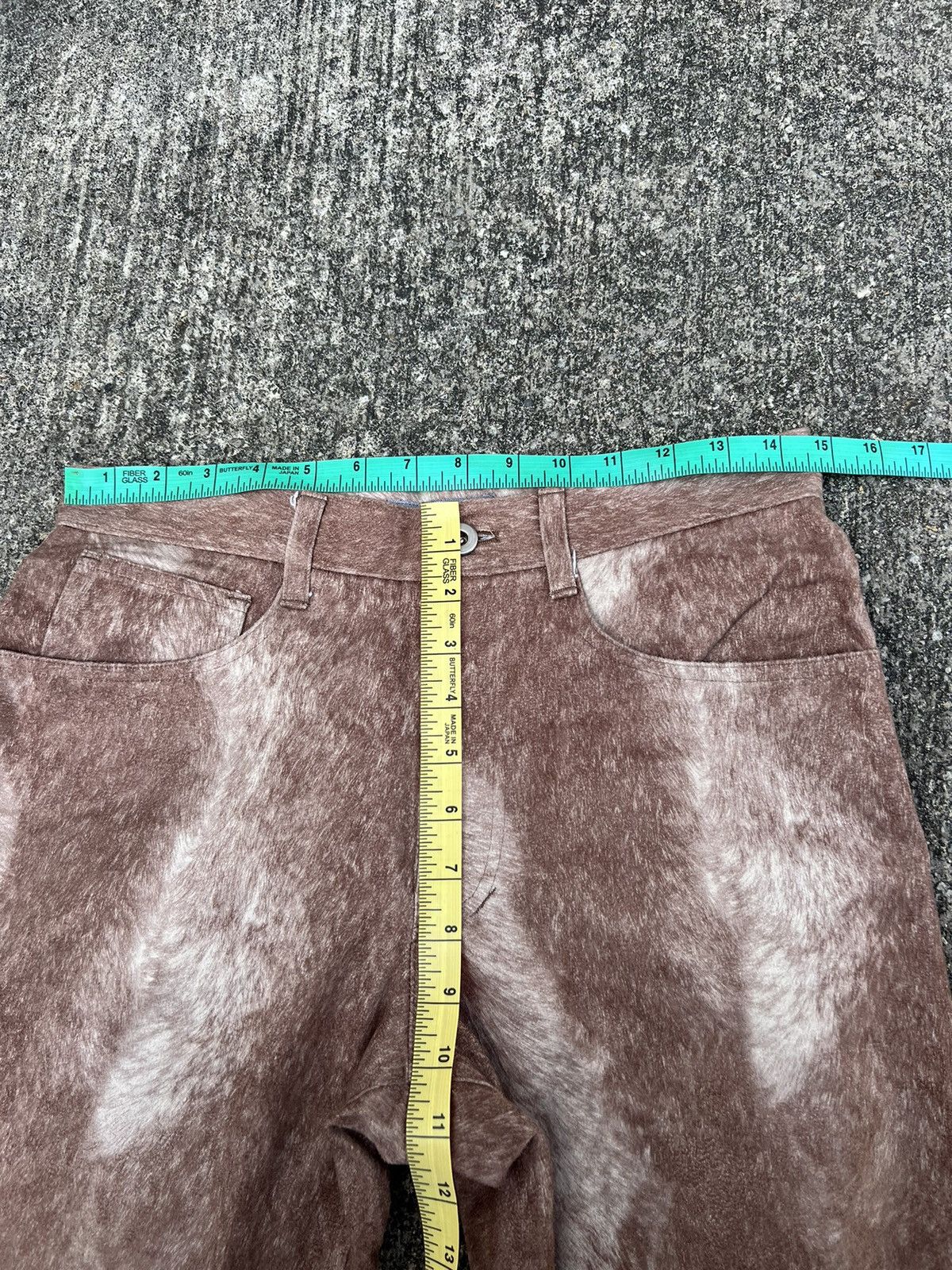 Vintage Japan Brand Changing Time Brown Animal Pant Size US 29 - 2 Thumbnail