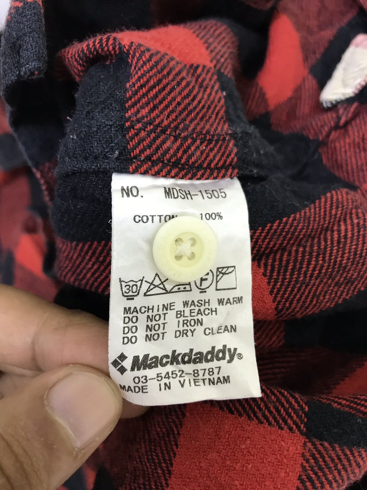 Flannel Mackdaddy Tartan Plaid Flannel Button Up Two Tones Size US M / EU 48-50 / 2 - 6 Thumbnail