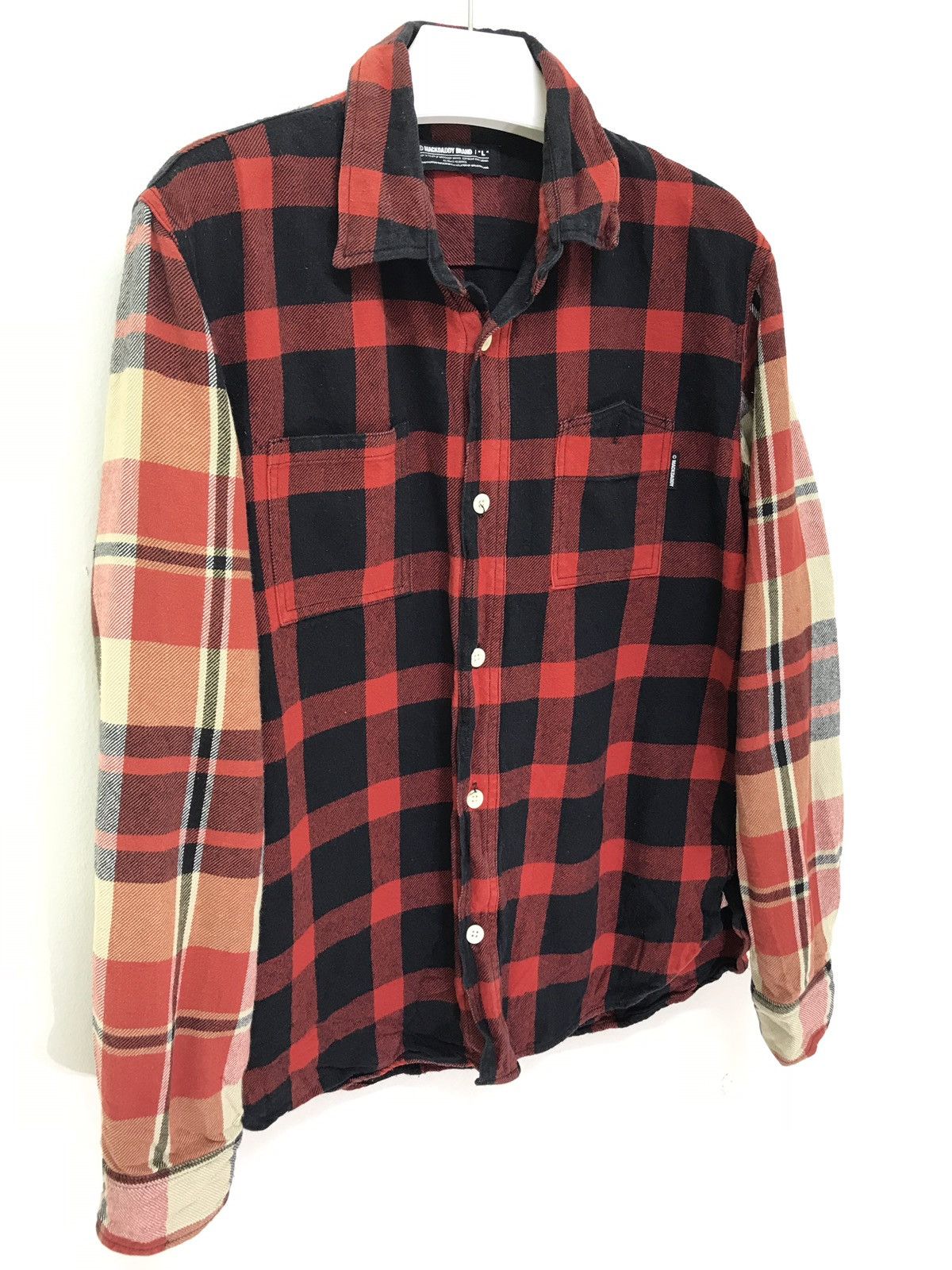 Flannel Mackdaddy Tartan Plaid Flannel Button Up Two Tones Size US M / EU 48-50 / 2 - 2 Thumbnail