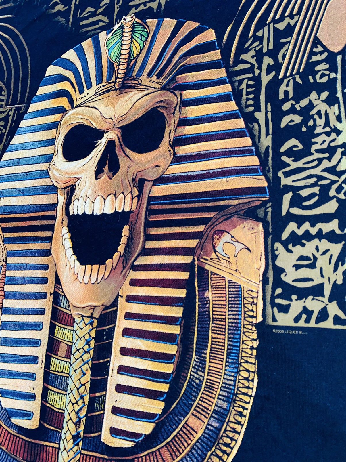Liquid Blue Dead Pharaoh Tee 2006 Size US XL / EU 56 / 4 - 7 Thumbnail