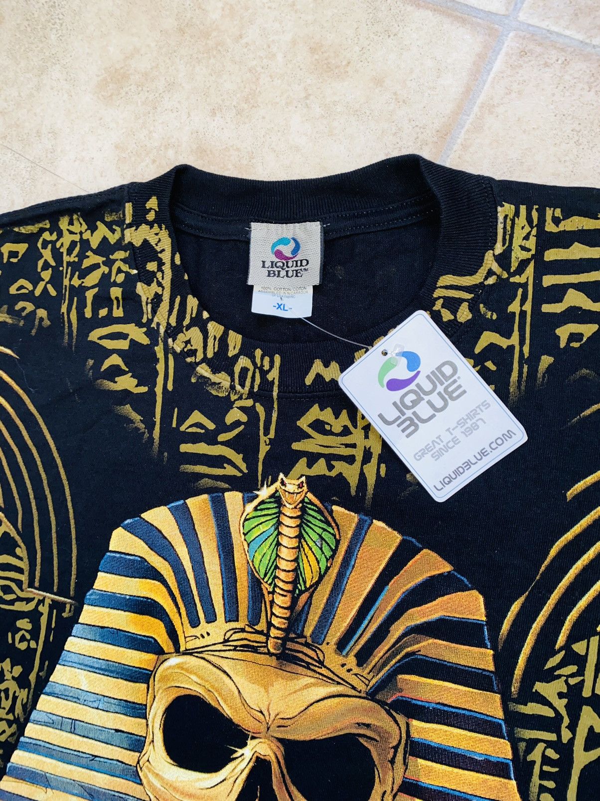 Liquid Blue Dead Pharaoh Tee 2006 Size US XL / EU 56 / 4 - 3 Thumbnail