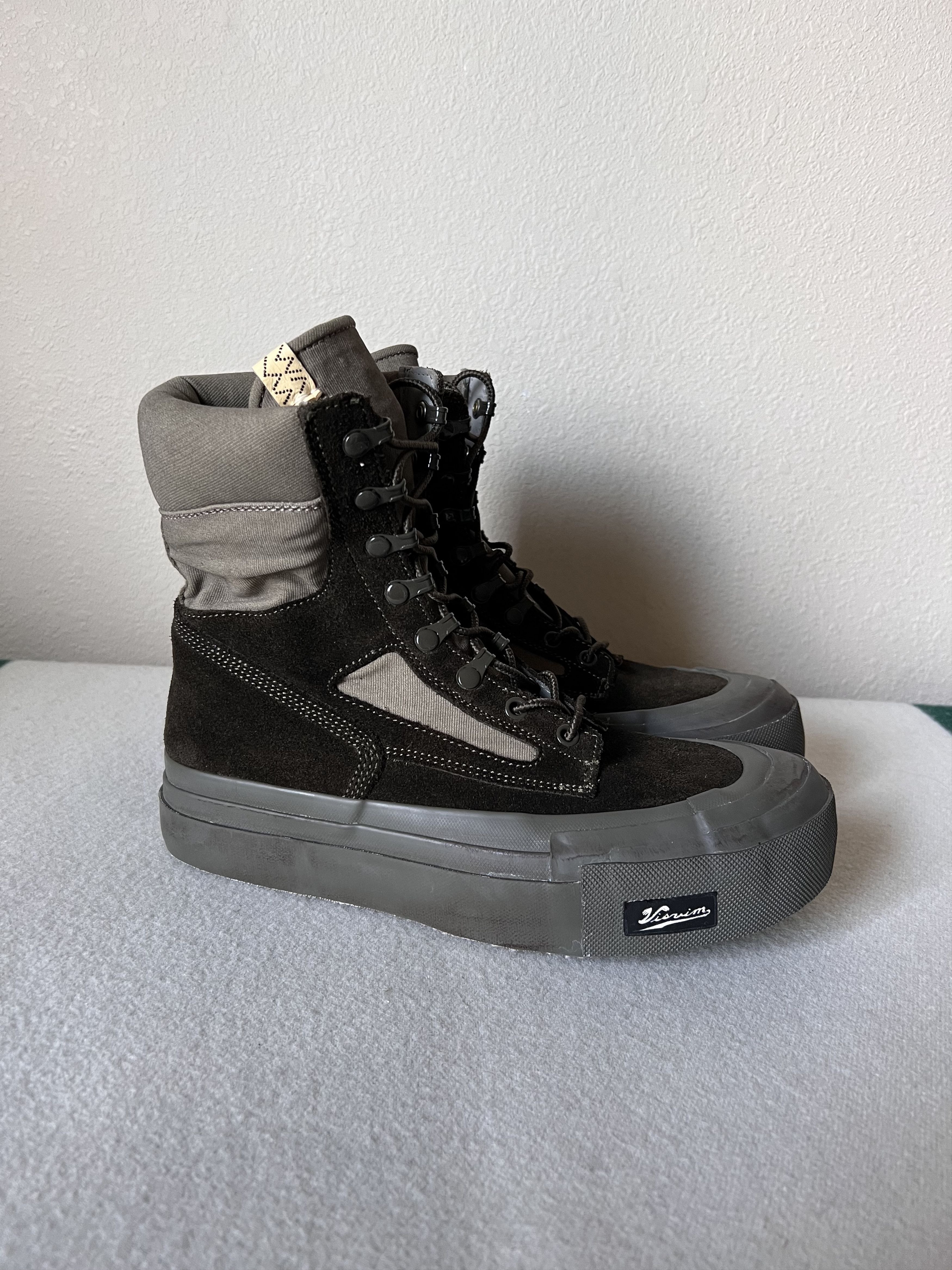 image of Visvim Contrary Dept Tesota 91 Sneakers In Folk Olive, Men's (Size 9.5)