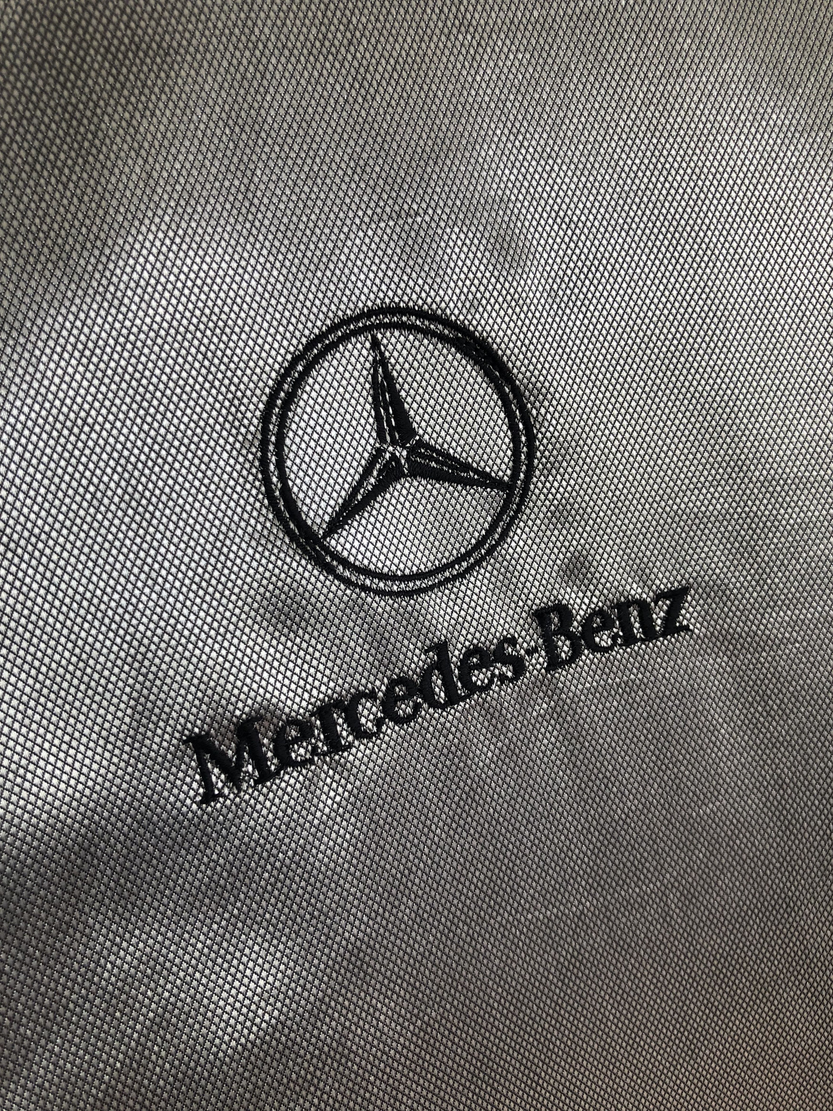 Mercedes-Benz VINTAGE MERCEDES BENZ SILVER JACKET OVERSIZE LOOSE Size US L / EU 52-54 / 3 - 4 Thumbnail