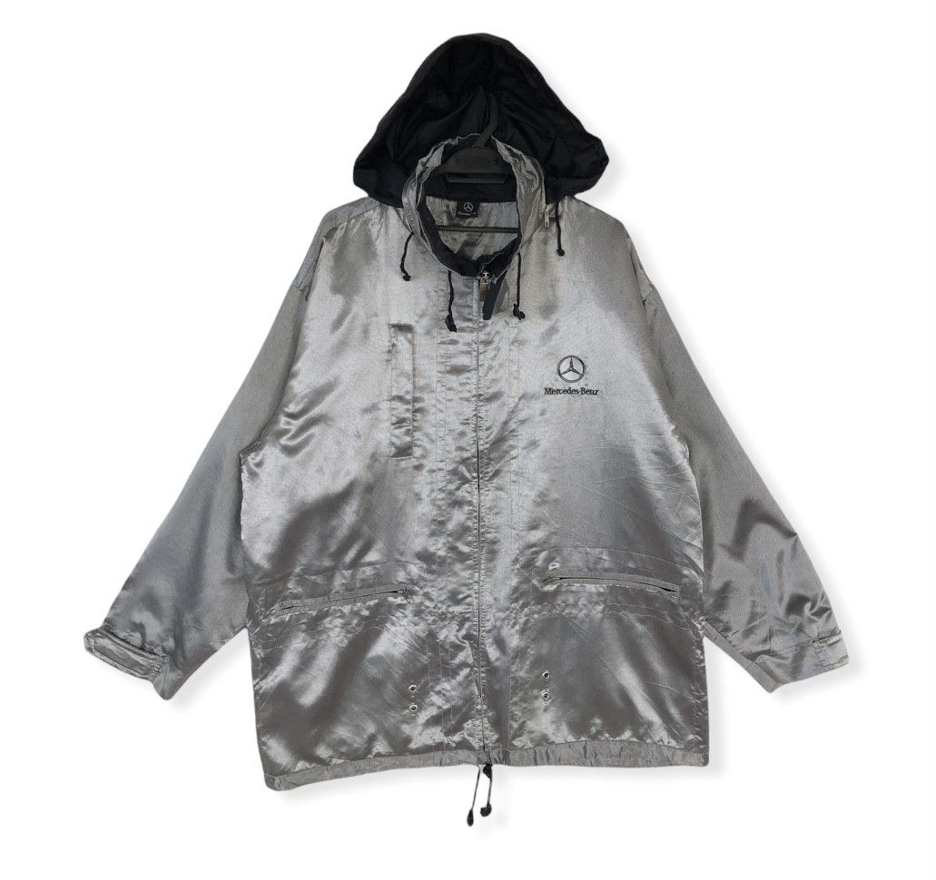Mercedes-Benz VINTAGE MERCEDES BENZ SILVER JACKET OVERSIZE LOOSE Size US L / EU 52-54 / 3 - 1 Thumbnail
