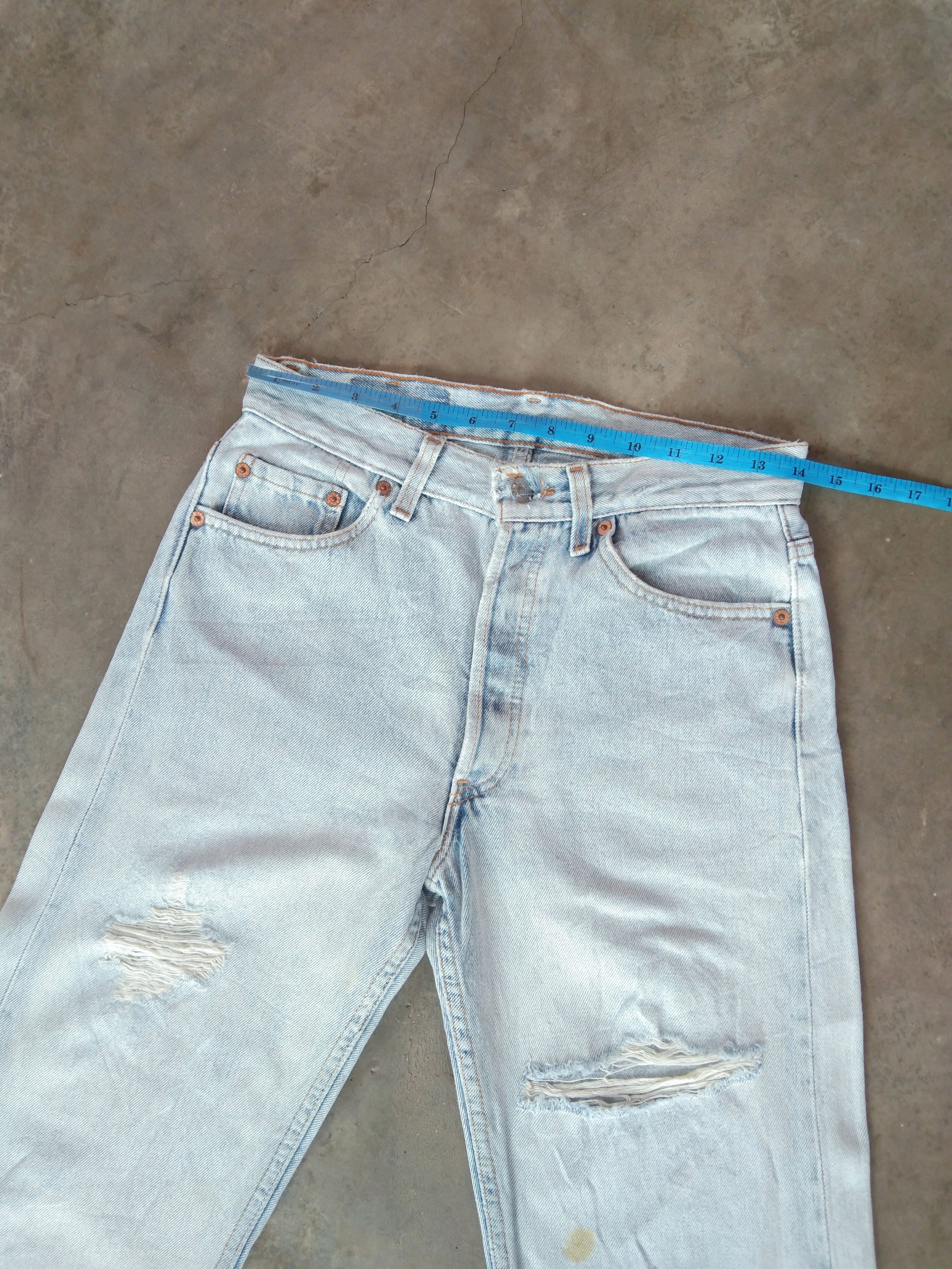 Levi's Vintage Levi's 501 Made In USA Faded Blue Jeans 28x29.5 Size US 28 / EU 44 - 6 Thumbnail