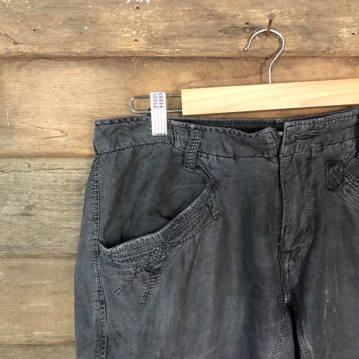 Marithe + Francois Girbaud DL Marithe Francois Girbaud faded utility Cargo Pants #7067 Size US 30 / EU 46 - 4 Thumbnail