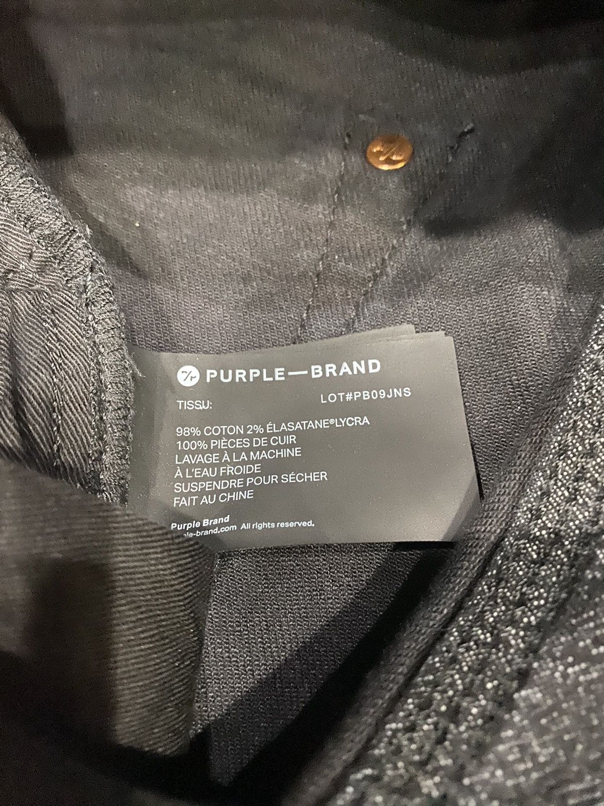 Purple Brand Purple Brand Black Denim Size 32 Size US 32 / EU 48 - 4 Thumbnail
