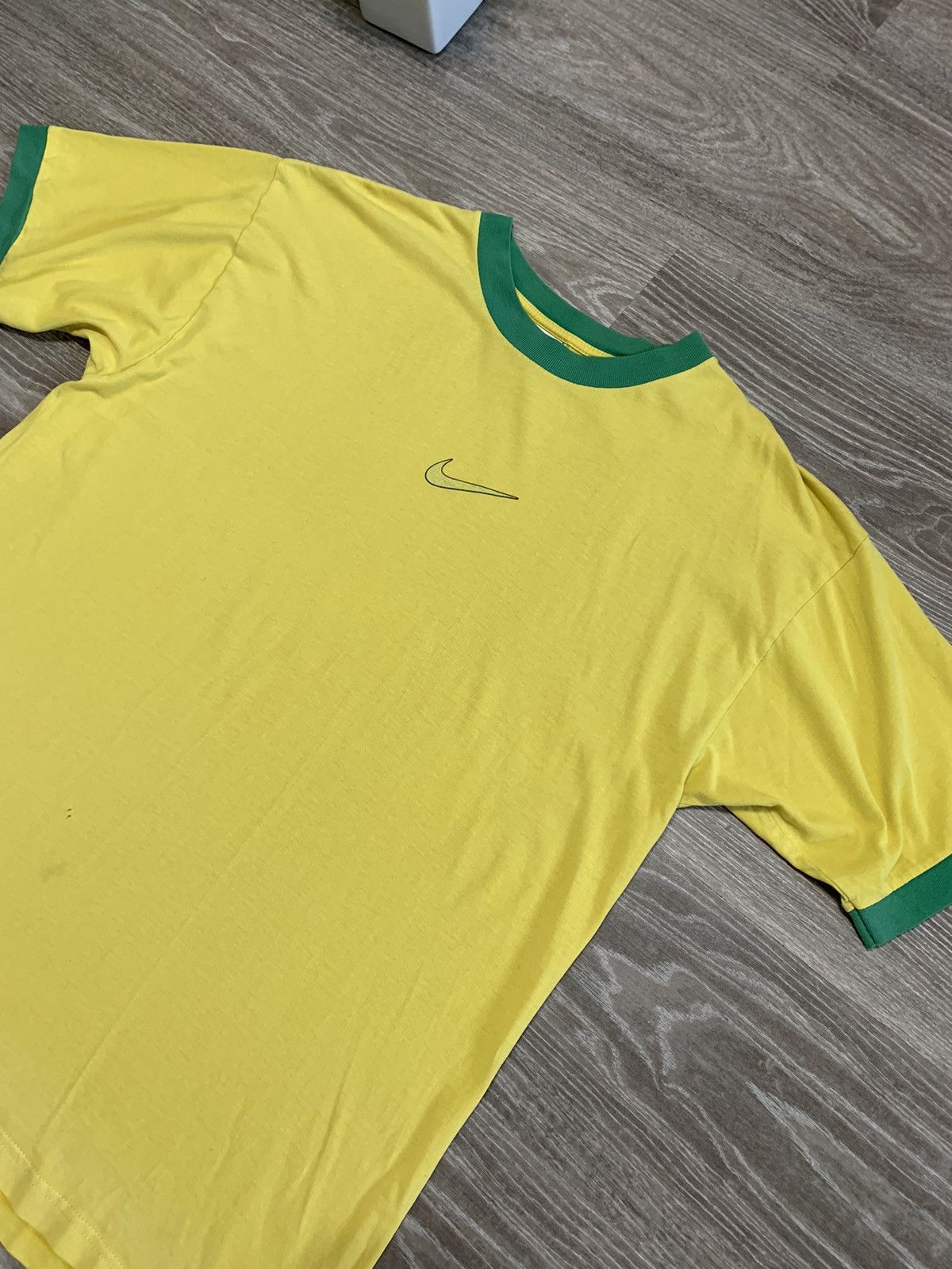 Nike × Vintage Vintage 90s Nike Ronaldo #9 Brazil Size US L / EU 52-54 / 3 - 5 Thumbnail