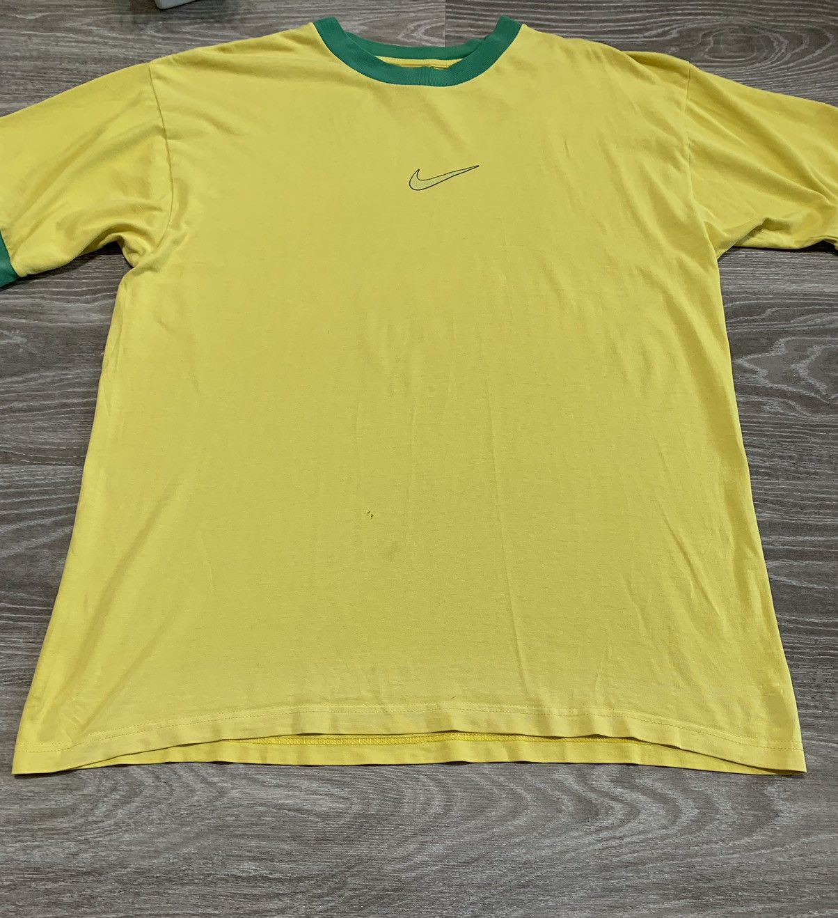 Nike × Vintage Vintage 90s Nike Ronaldo #9 Brazil Size US L / EU 52-54 / 3 - 6 Thumbnail