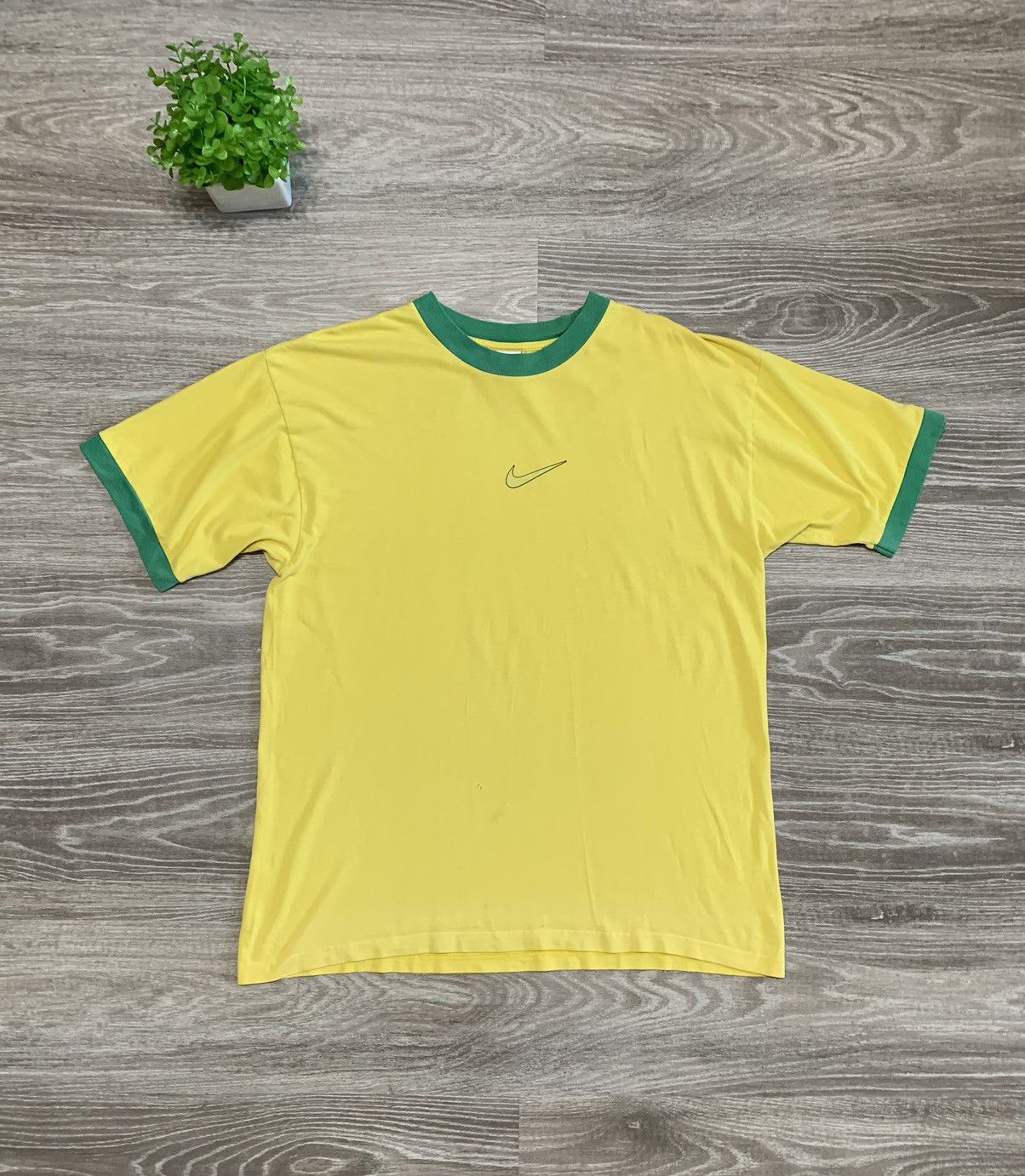 Nike × Vintage Vintage 90s Nike Ronaldo #9 Brazil Size US L / EU 52-54 / 3 - 2 Thumbnail