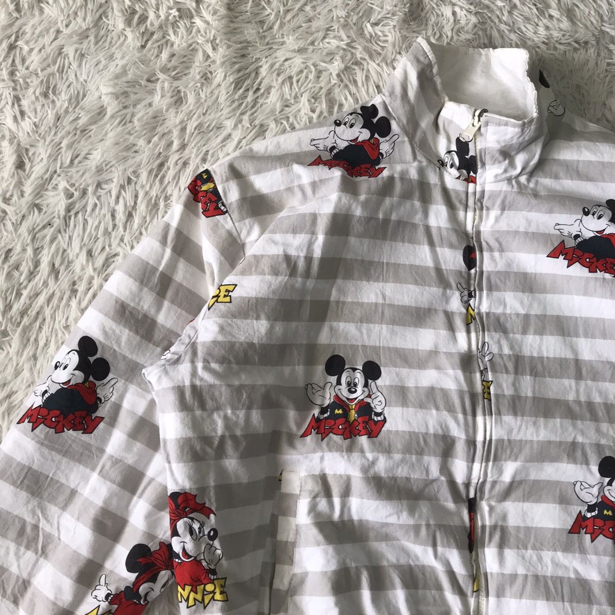 Cartoon Network × Mickey Mouse Vtg Reversible Mickey Mouse Printed by Americanwear Jacket Size US L / EU 52-54 / 3 - 8 Thumbnail
