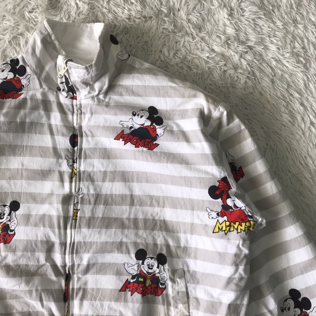 Cartoon Network × Mickey Mouse Vtg Reversible Mickey Mouse Printed by Americanwear Jacket Size US L / EU 52-54 / 3 - 7 Thumbnail