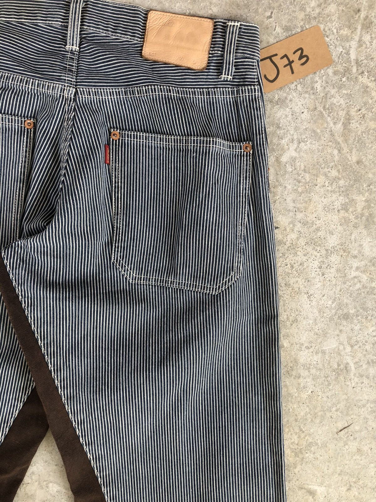 Indian Motorcycle Vintage Indian Motorcycle Hickory Stripe Pants Size US 29 - 11 Thumbnail