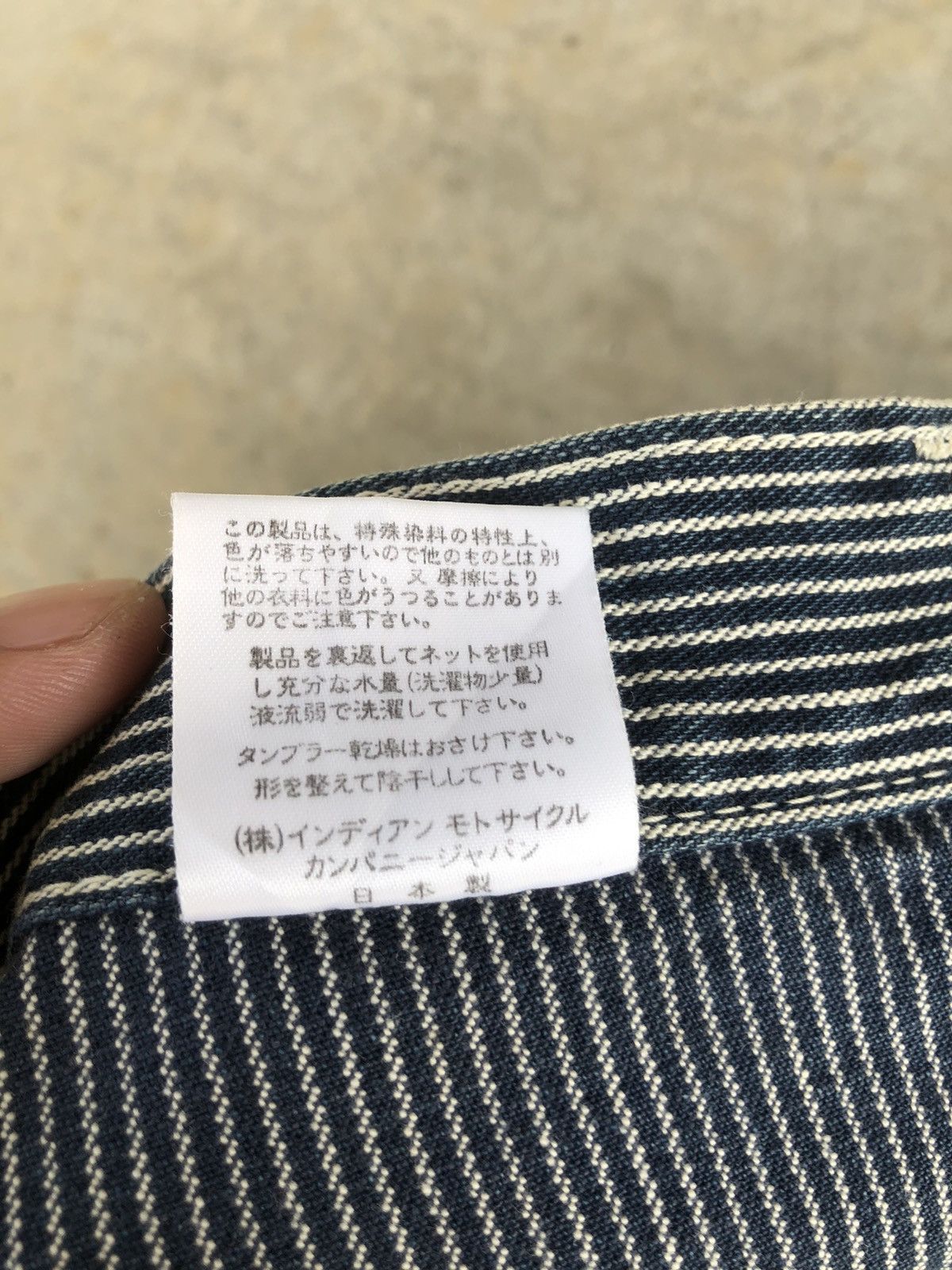 Indian Motorcycle Vintage Indian Motorcycle Hickory Stripe Pants Size US 29 - 17 Thumbnail