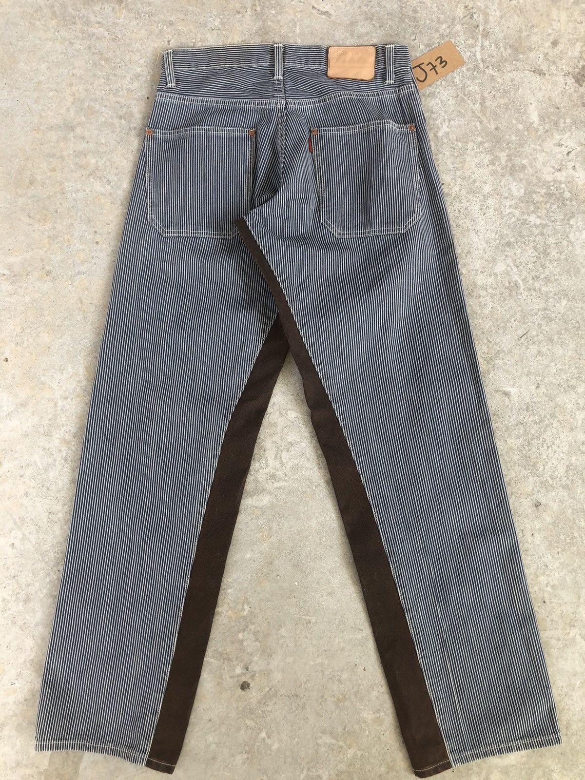 Indian Motorcycle Vintage Indian Motorcycle Hickory Stripe Pants Size US 29 - 2 Thumbnail