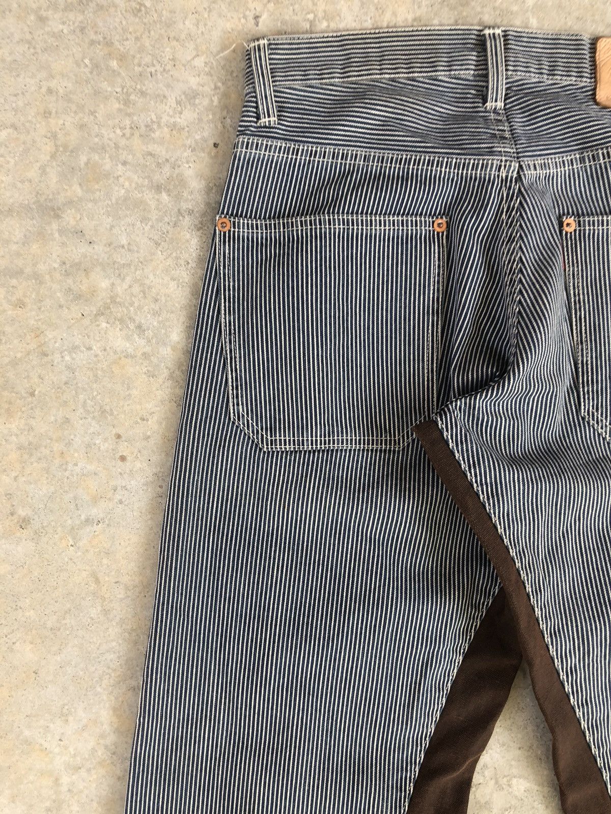 Indian Motorcycle Vintage Indian Motorcycle Hickory Stripe Pants Size US 29 - 10 Thumbnail