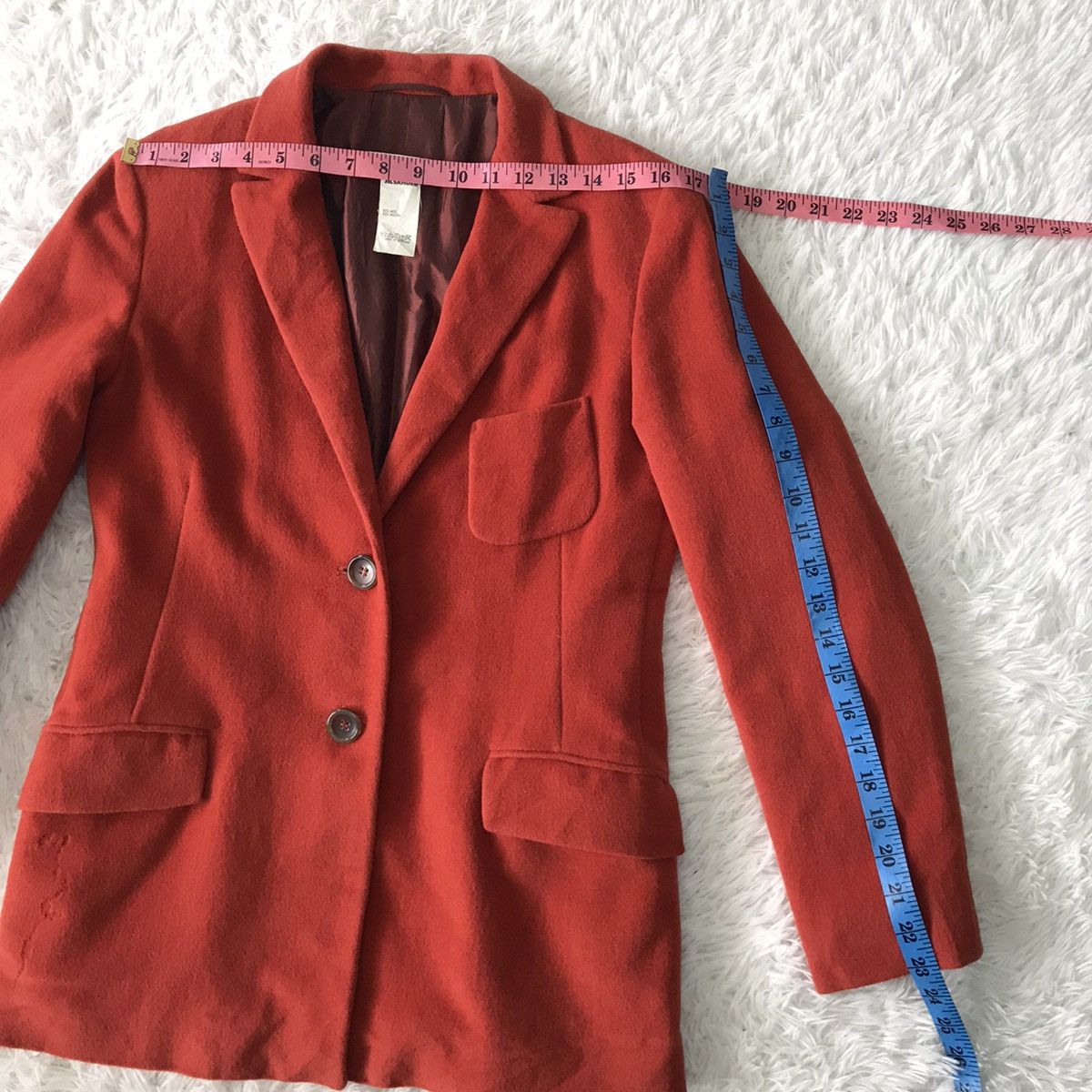 Jil Sander 💥Steals💥Jil Sander Wool & Angora Jacket Coat Size XS / US 0-2 / IT 36-38 - 16 Thumbnail